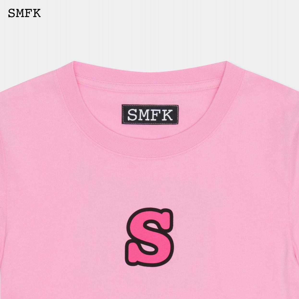MODEL SLIM SKINNY TEE/ CHERRY BLOSSOM POWDER DT005PK