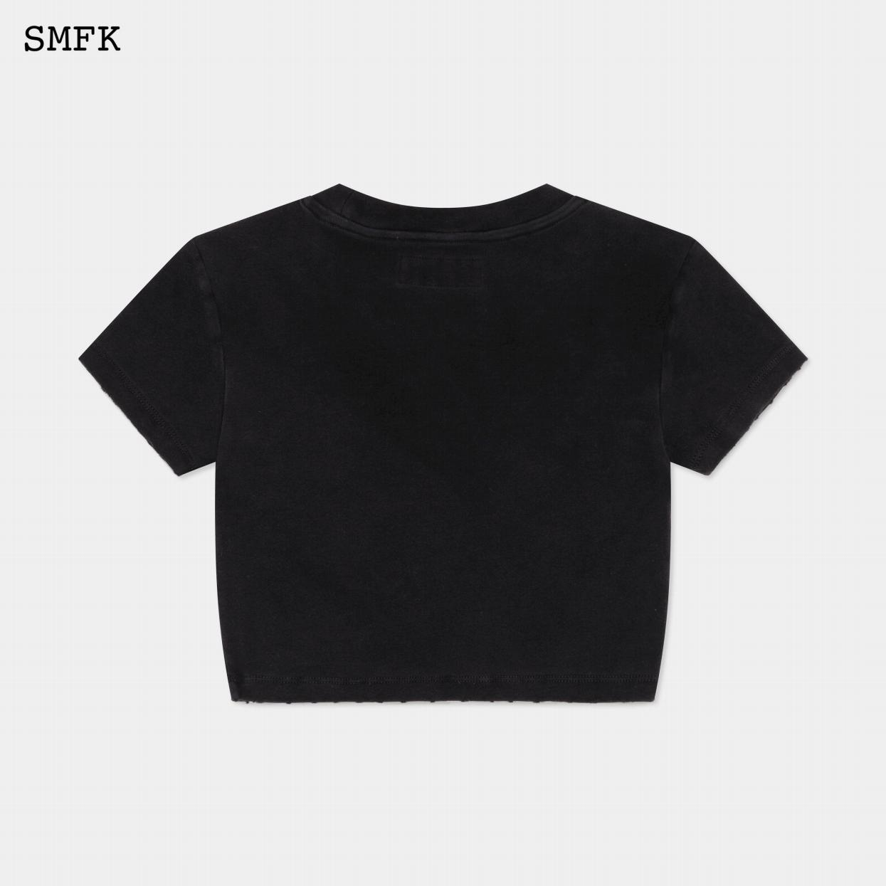 COMPASS  DANCE COMPANY SHORT TEE/ BLACK UT001B