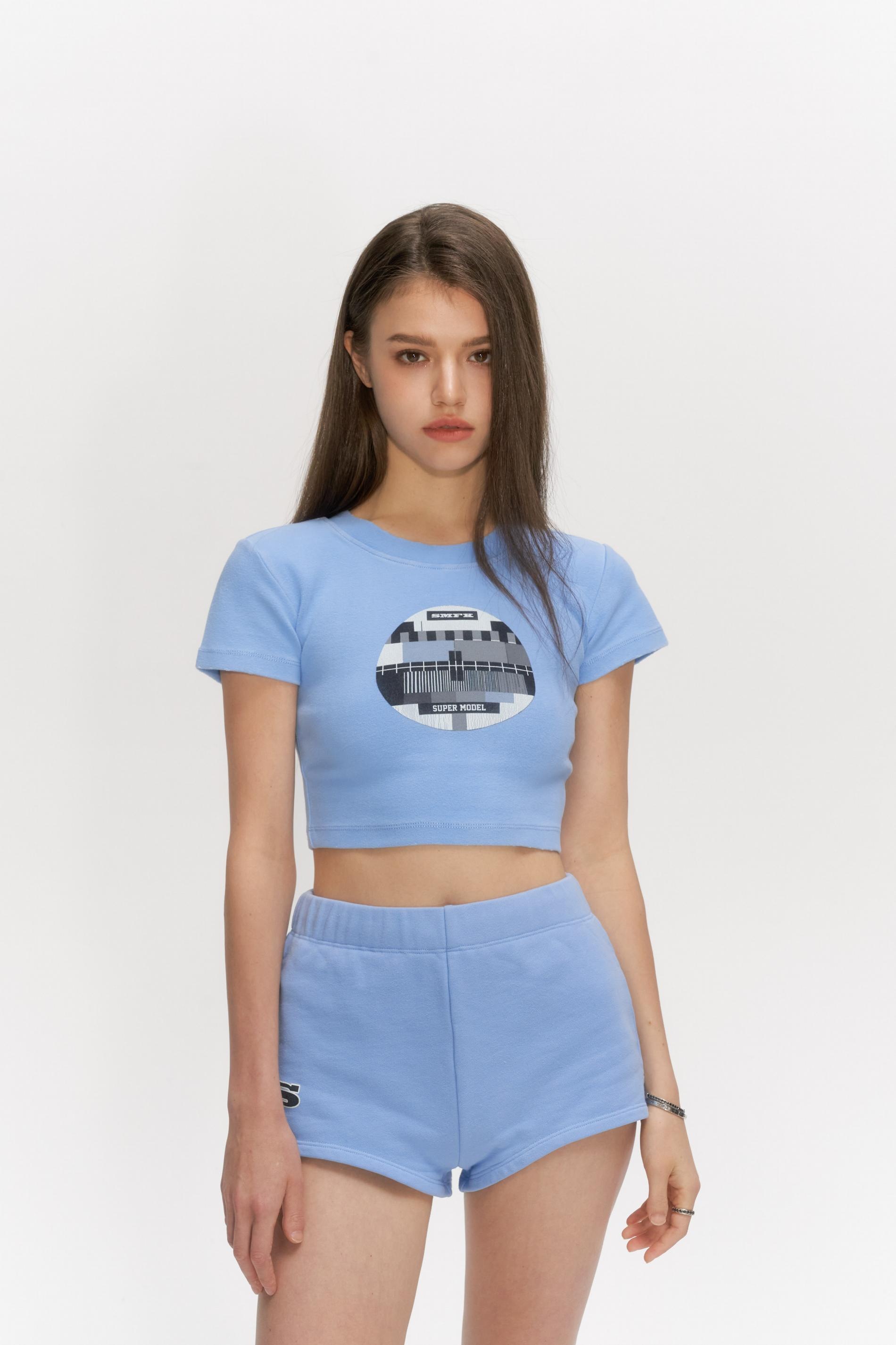【PRE ORDER】COMPASS DANCE COMPANY SHORT TEE/ SKY BLUE UT001BL