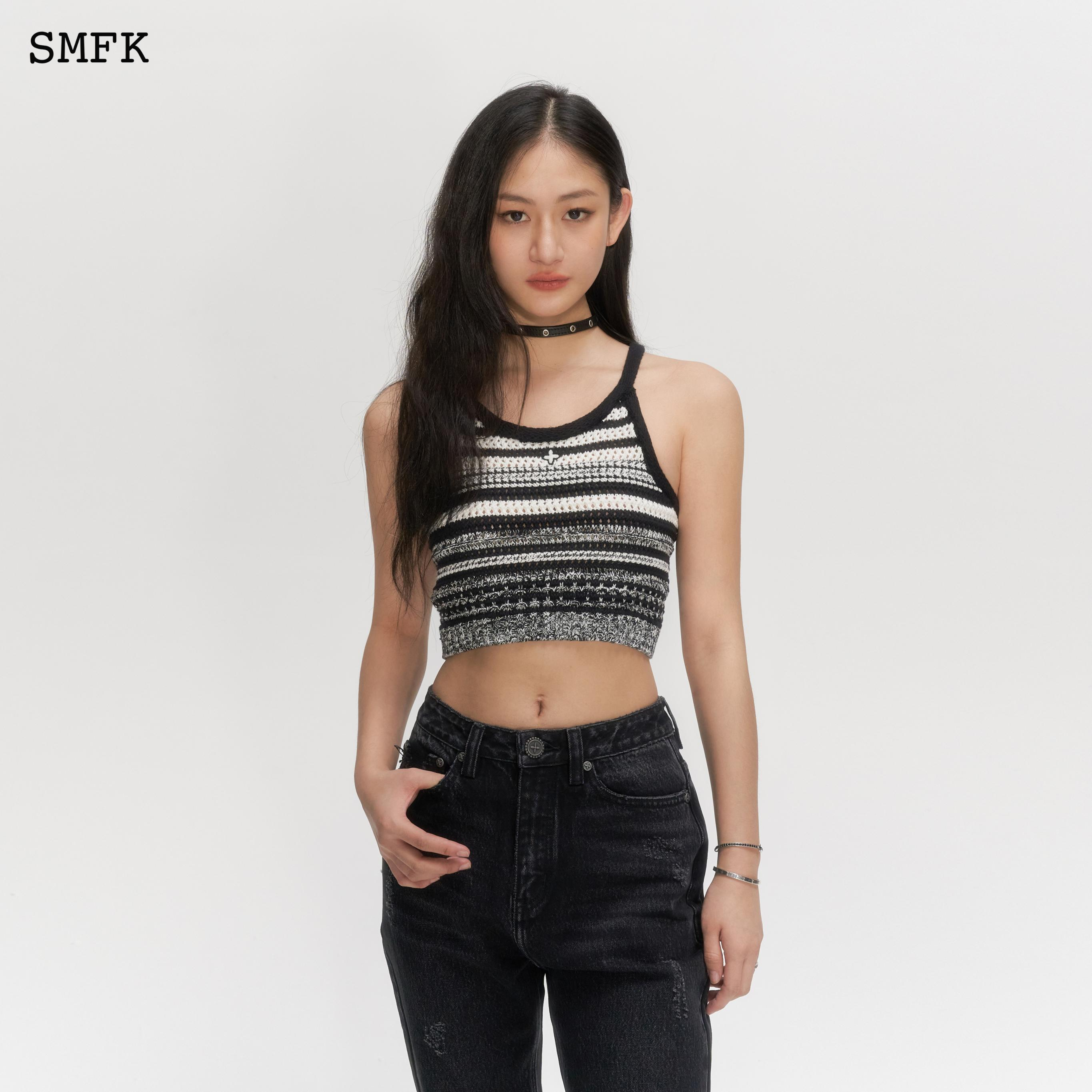 【PRE ORDER】WILD WORLD PRAIRIE SENSE WOVEN SPORTS SLING/BLACK AND WHITE