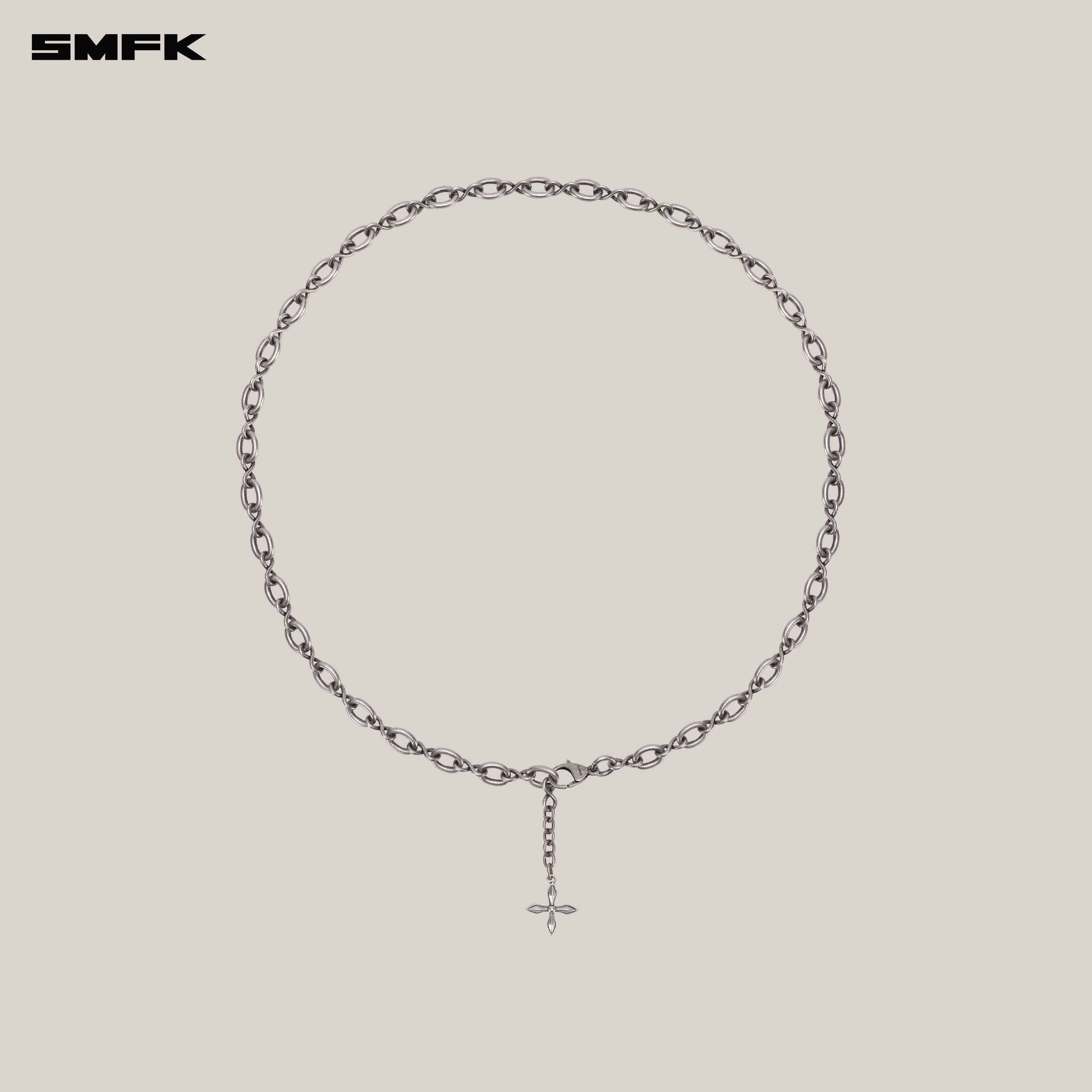 INFINITY LOOP GEMINI METAL WAIST CHAIN ANTIQUE SILVER