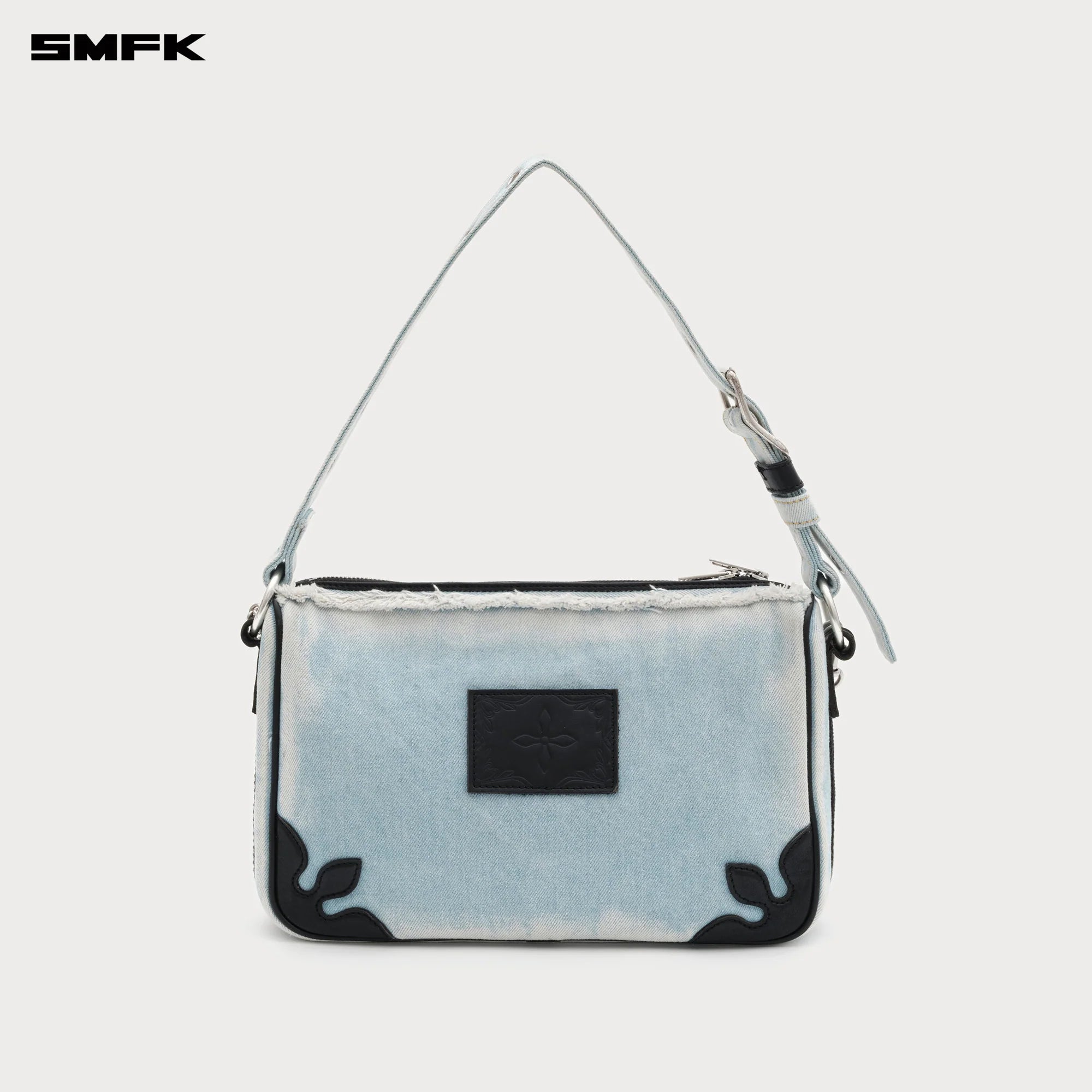 COMPASS KITTY BLUE DENIM BAG (LARGE)