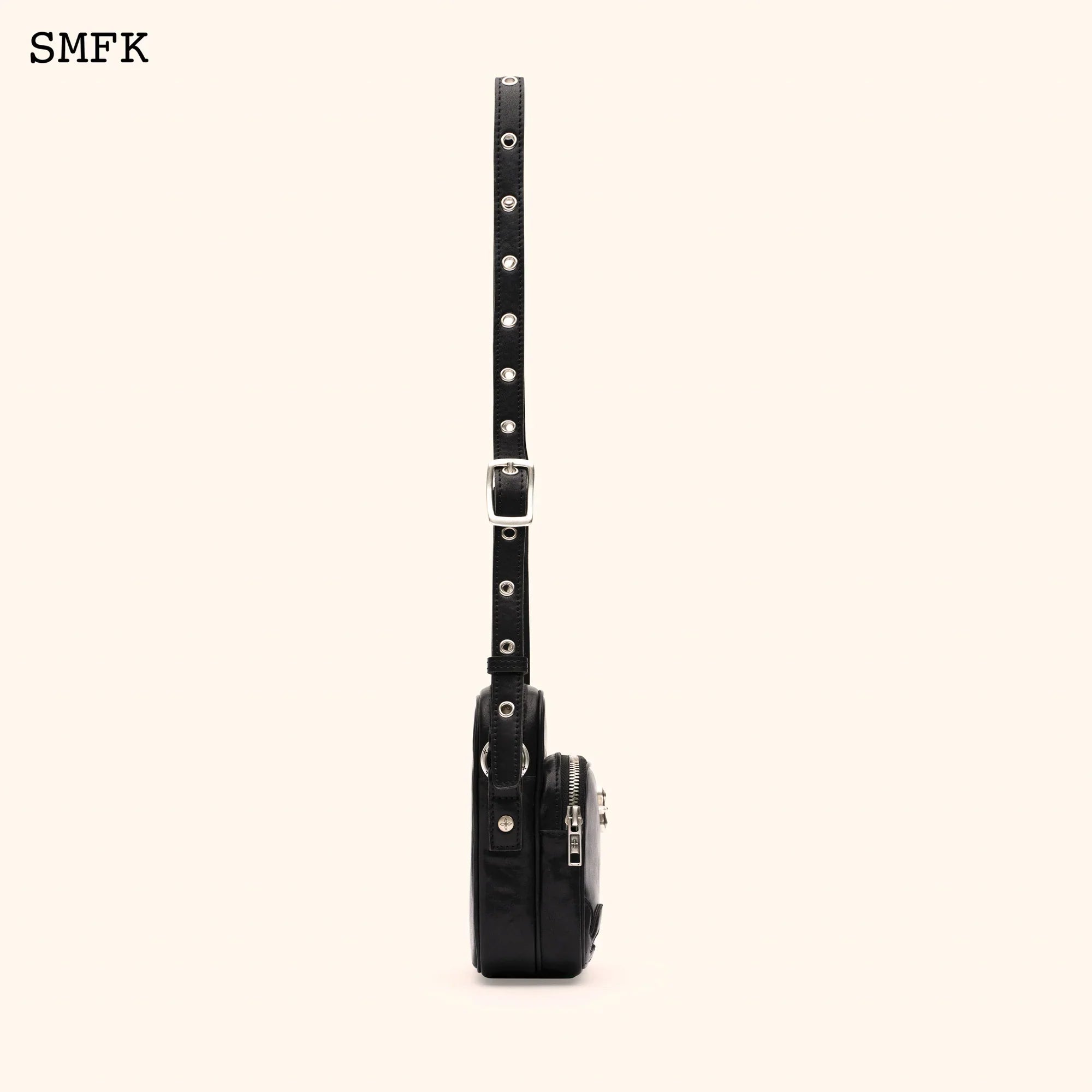 SMFK  COMPASS ADVENTURE VINTAGE CAMERA BAG IN BLACK (SMALL)