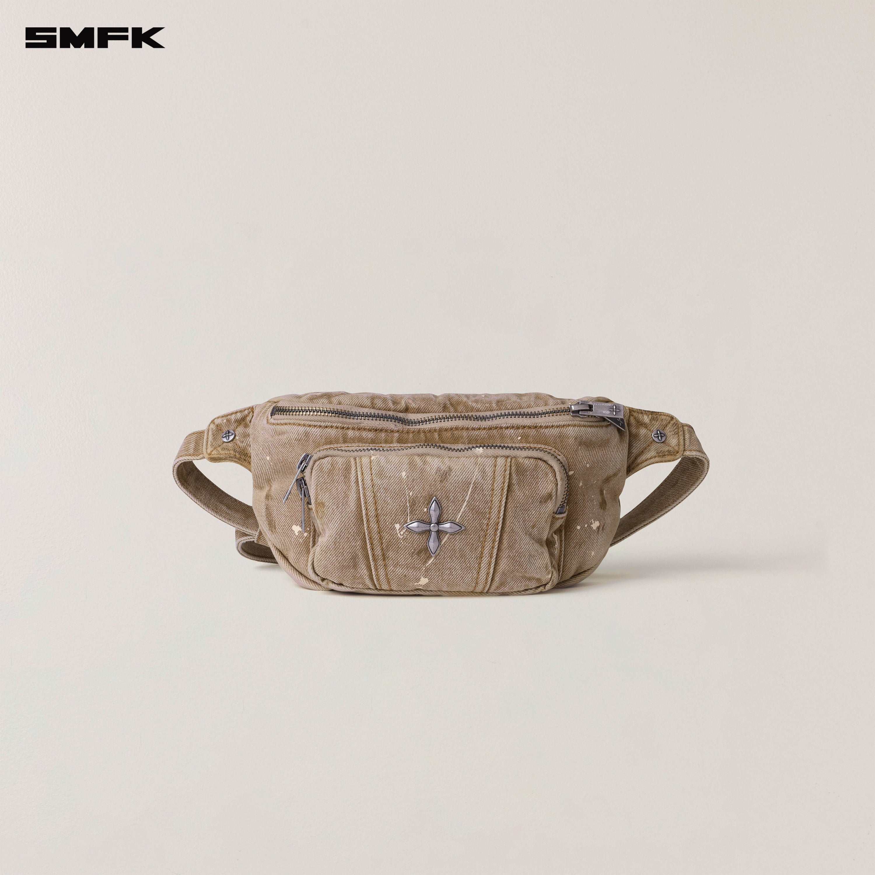 RAGE WILD RUSH HANDCRAFT DENIM BUMBAG WILD COWBOY BROWN