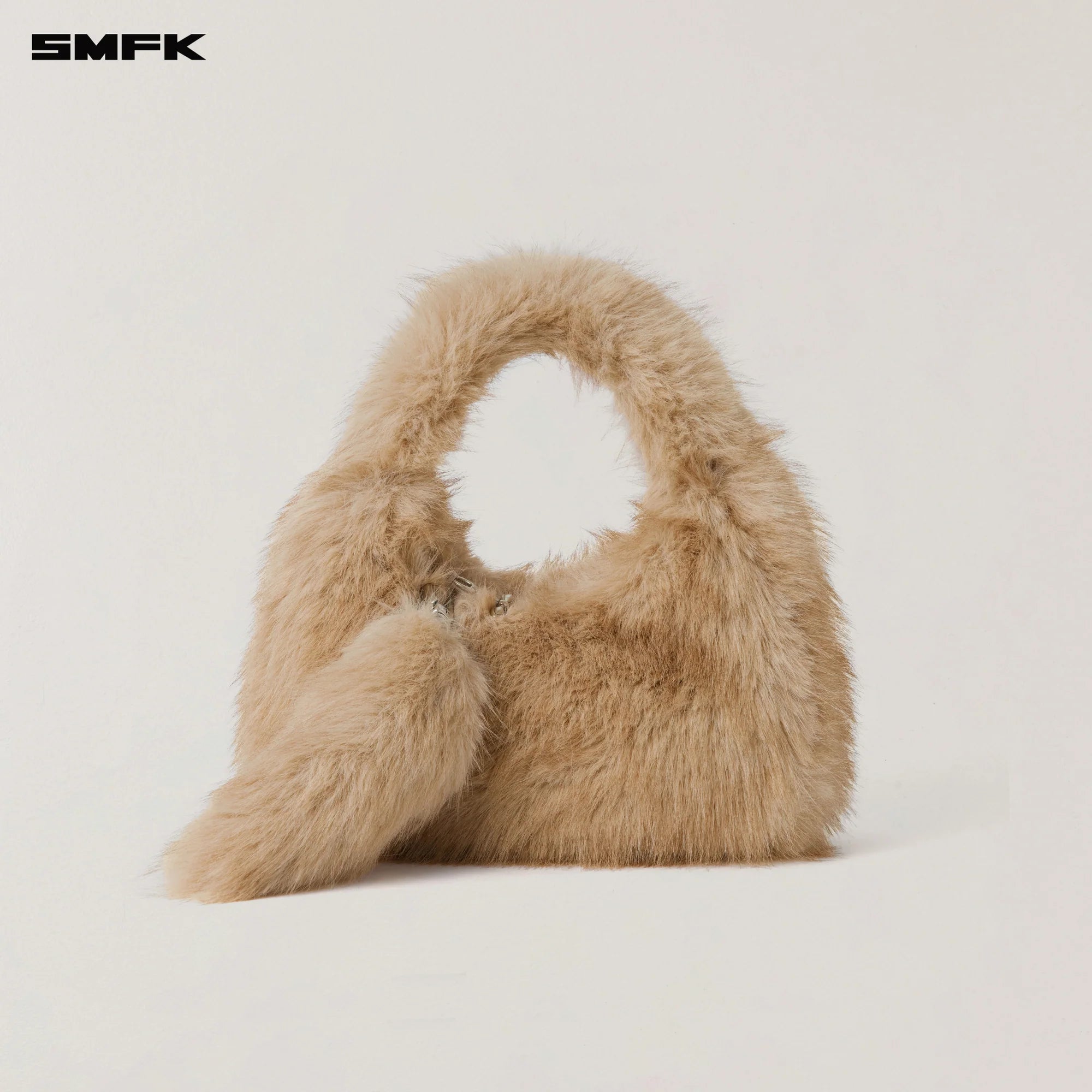 COMPASS COBBLE FURRY BAG/SMALL SAND