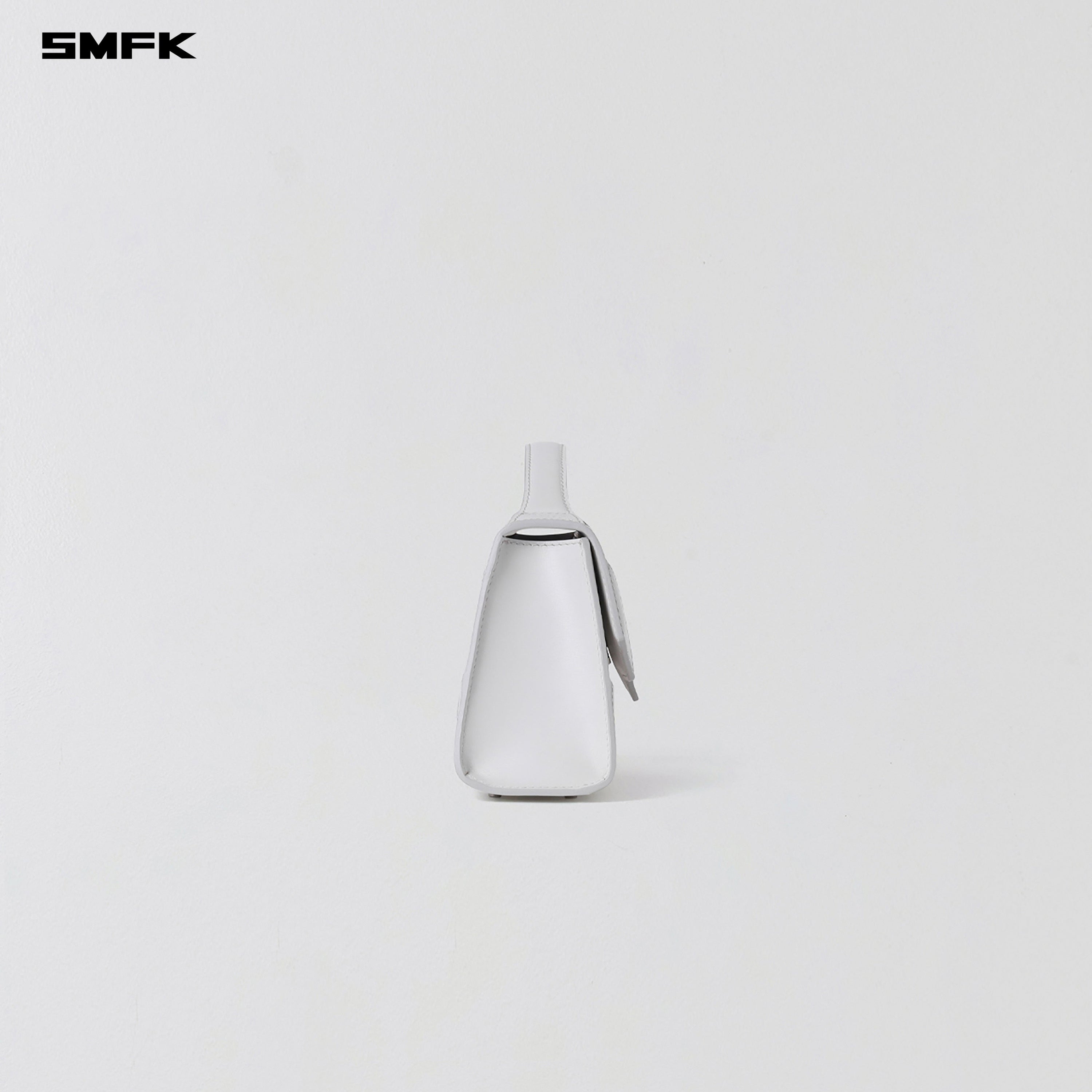 MIRAGE TRAPE EVENING BAG/SMALL ASHEN WHITE