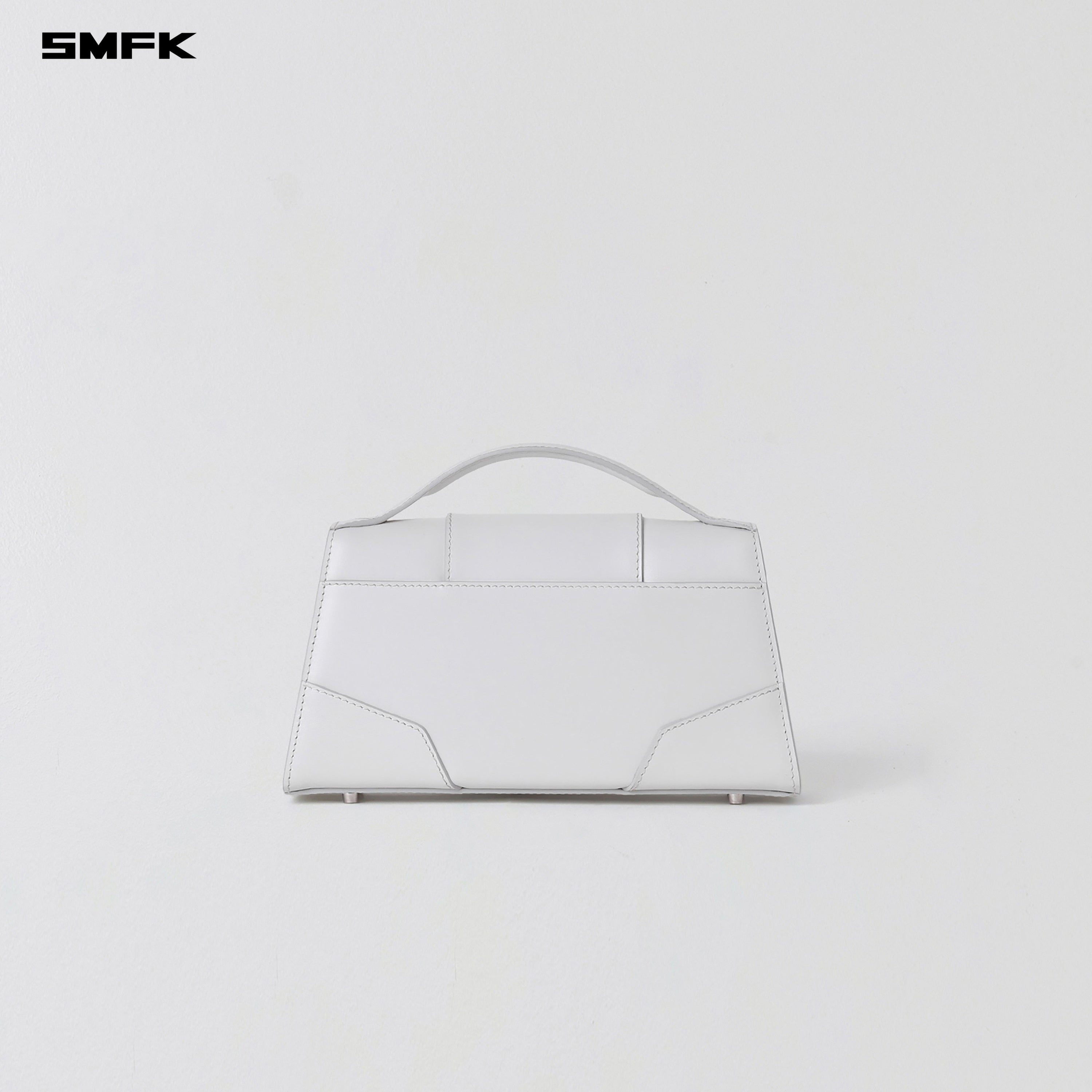 MIRAGE TRAPE EVENING BAG/SMALL ASHEN WHITE