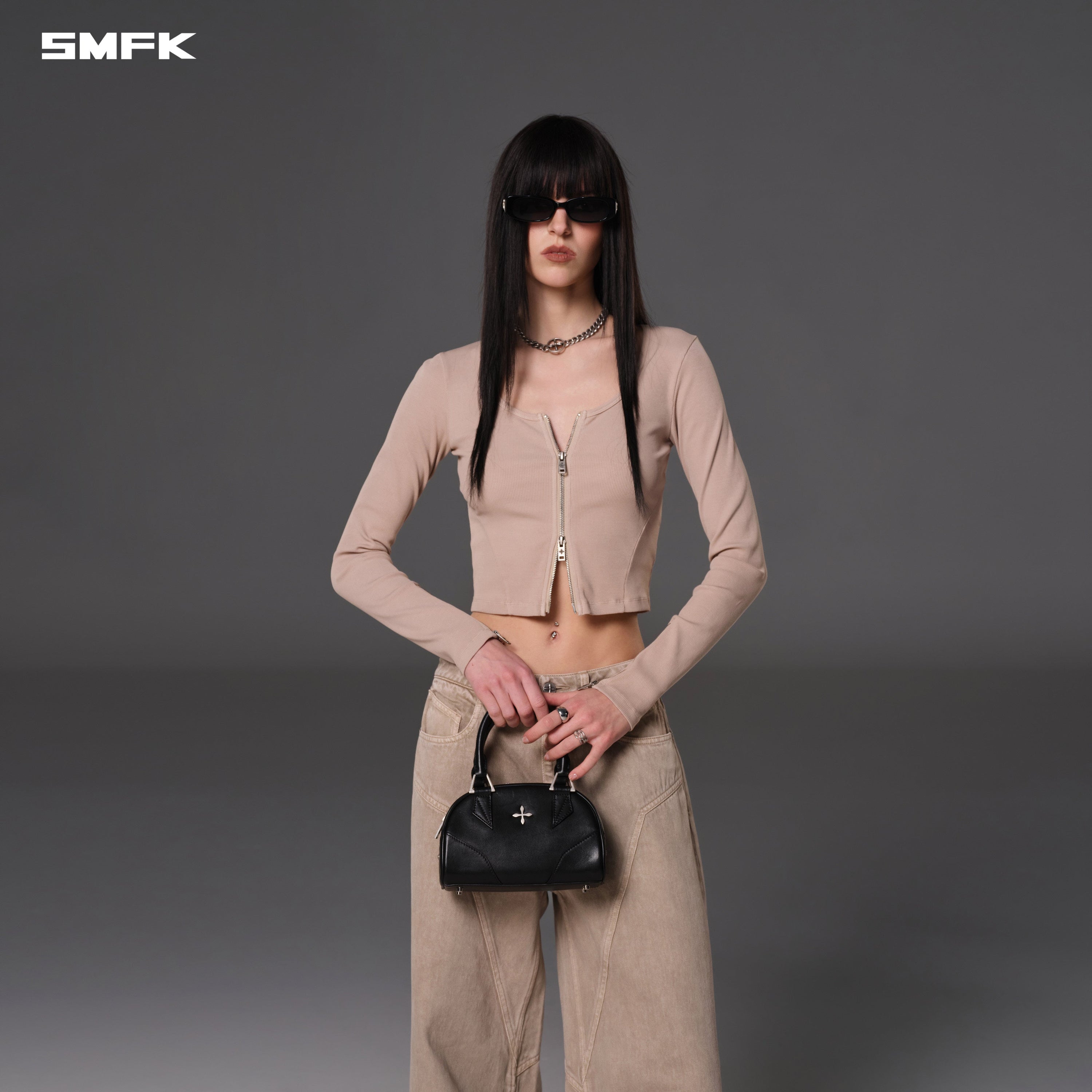 MIRAGE TRAPE BAG/SMALL WILD BLACK