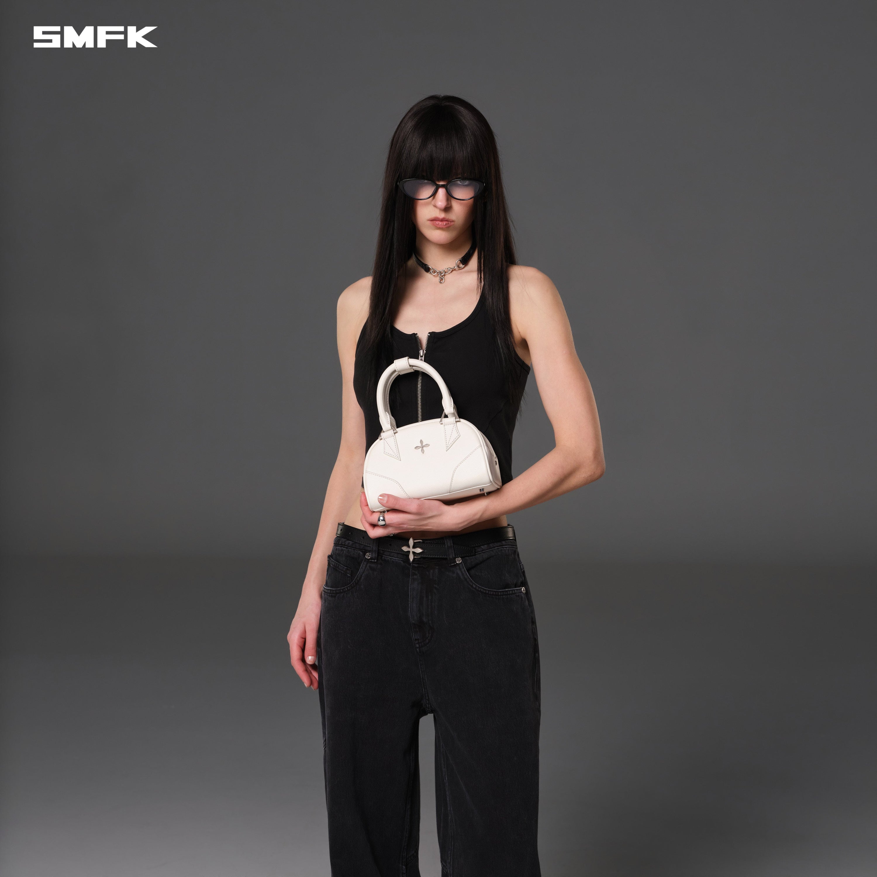 MIRAGE TRAPE BAG/SMALL CLOUD WHITE