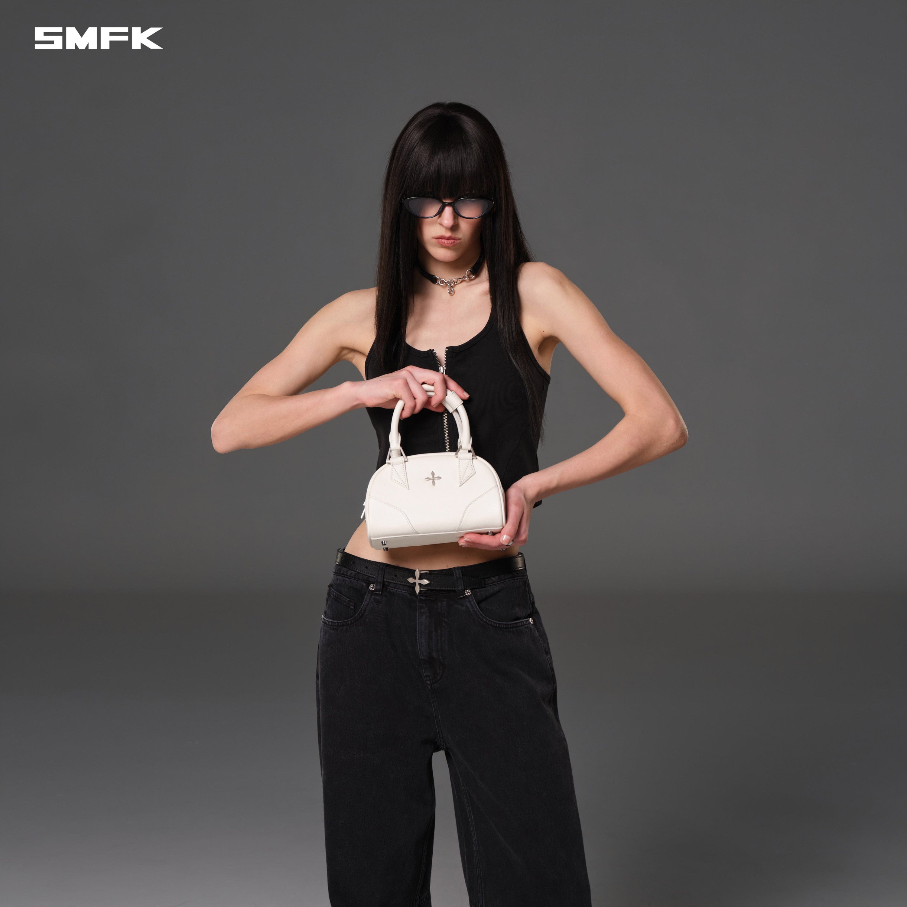 MIRAGE TRAPE BAG/SMALL CLOUD WHITE