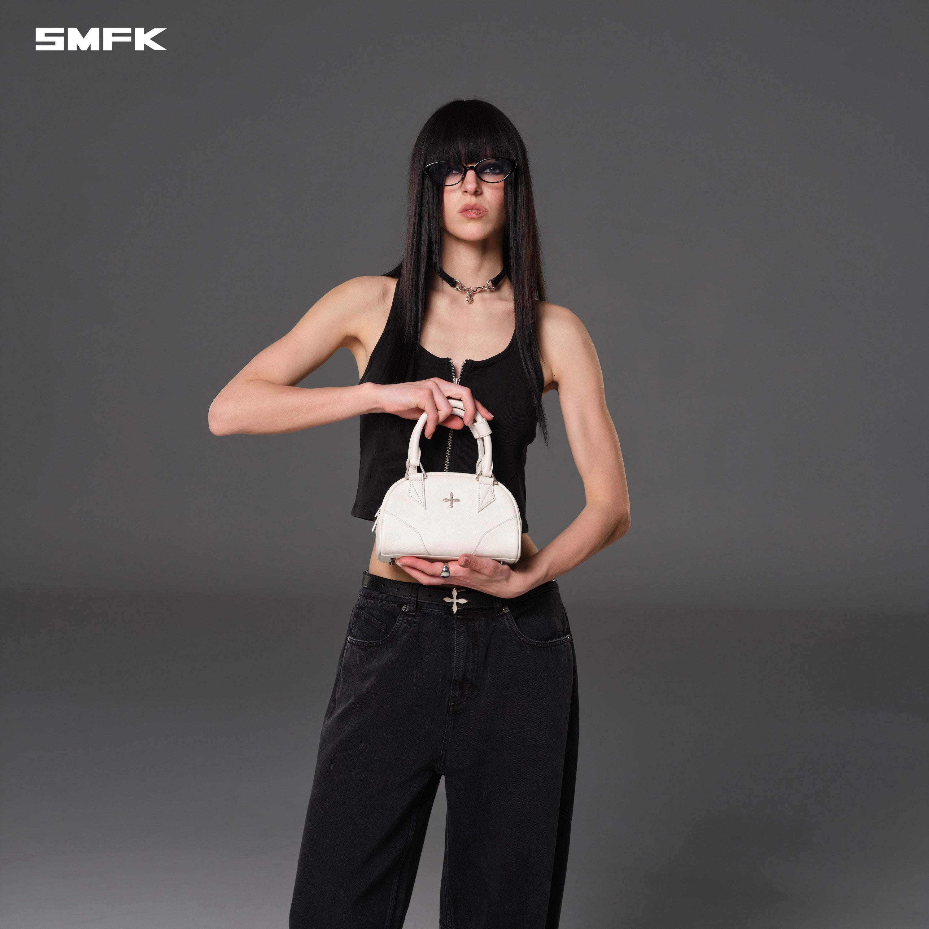 MIRAGE TRAPE BAG/SMALL CLOUD WHITE