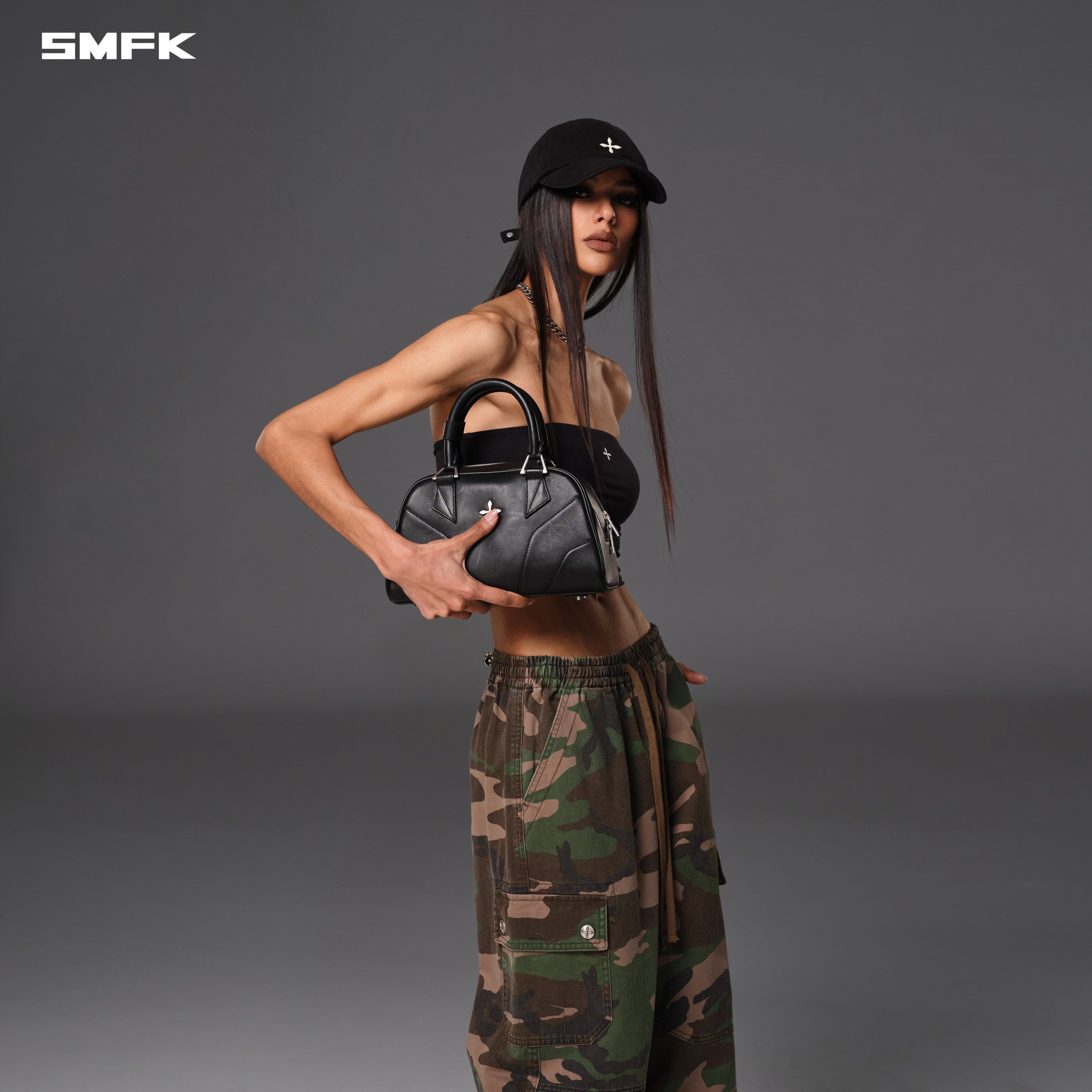 MIRAGE TRAPE BAG/MID WILD BLACK