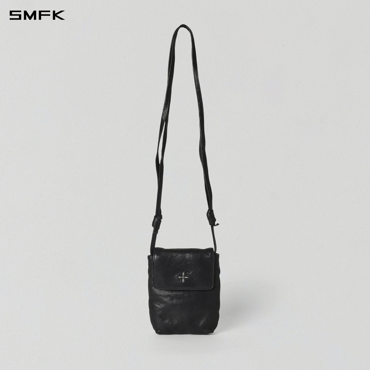 VINTAGE-INSPIRED MINIMALIST CROSSBODY BAG/SMALL WILD BLACK