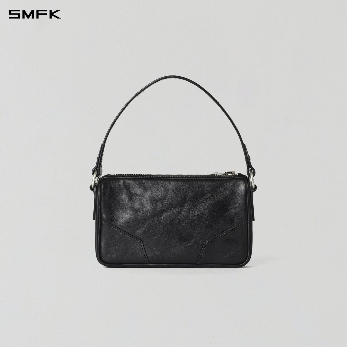 CORE CLASSIC LEATHER SHOULDER BAG/SMALL WILD BLACK