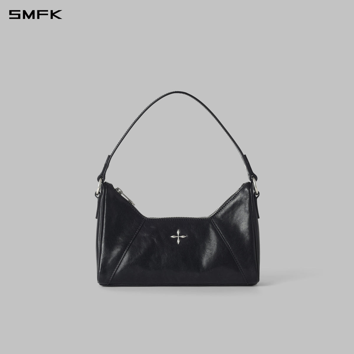 PHANTOM RESHAPE CAT  POLYGONAL SHOULDER BAG/SMALL WILD BLACK