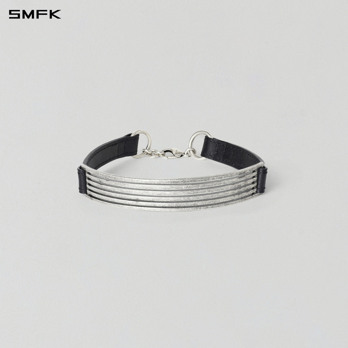 MIRAGE PRISM WORLD LEATHER CHOKER/LEATHER WILD BLACK