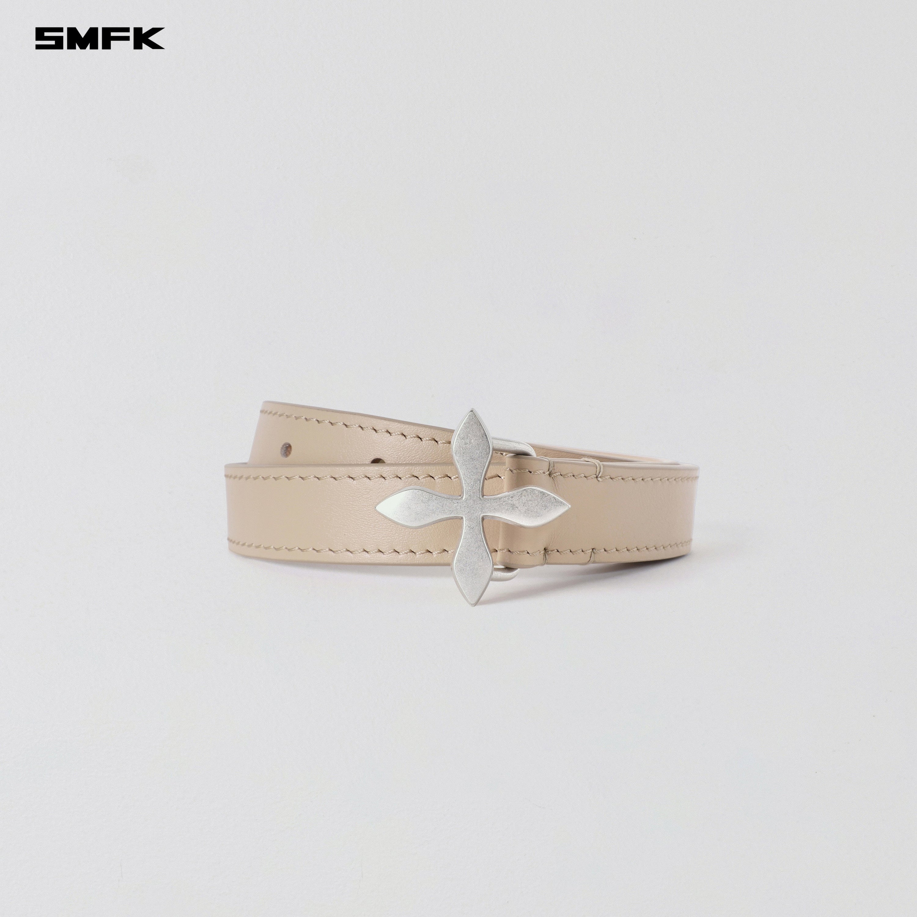 MIRAGE MIRROR LEATHER BELT/THIN FRESH SKIN