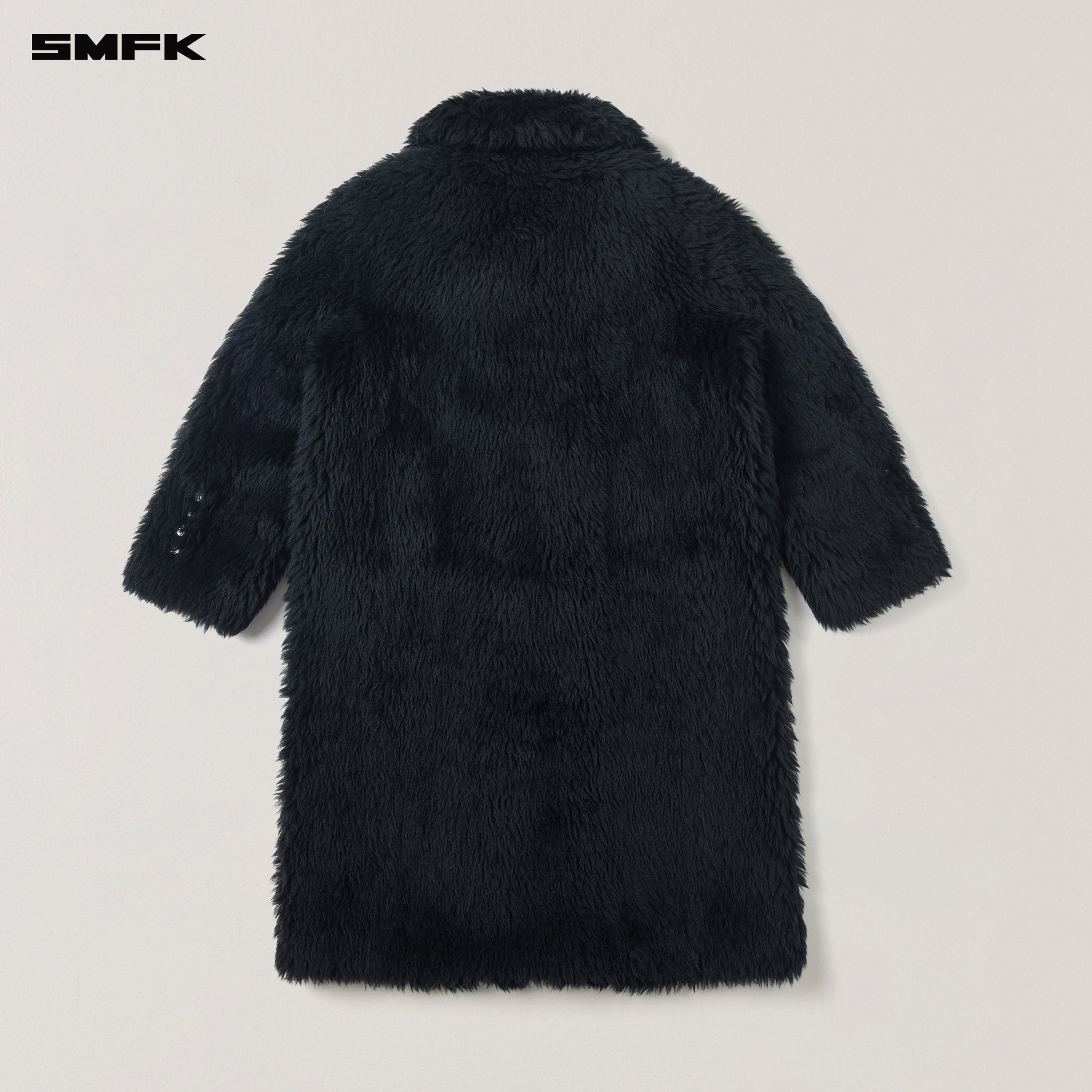 COMPASS MODE WASTEDLAND POWER WOOL OVERCOAT WILD BLACK