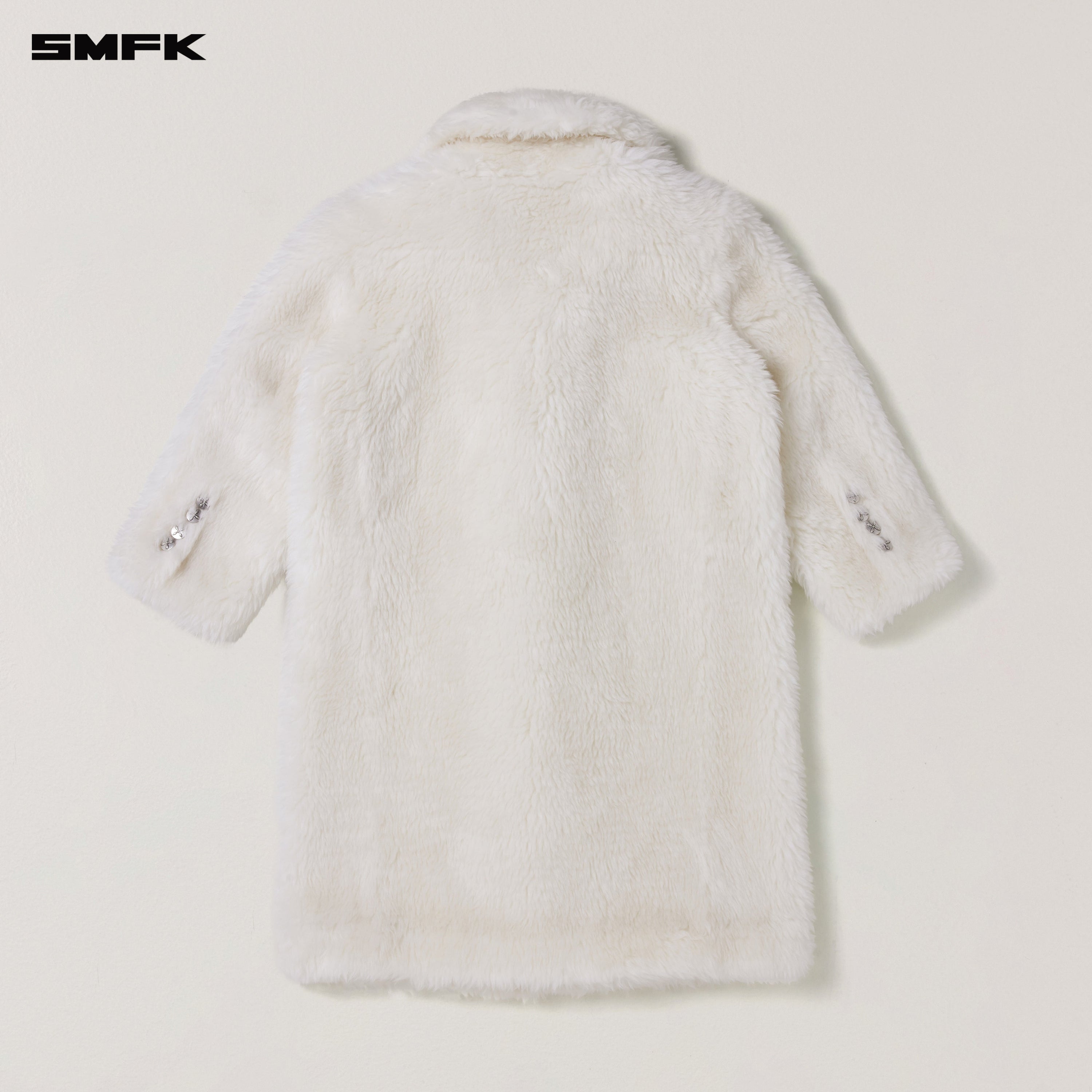 COMPASS MODE WASTEDLAND POWER WOOL OVERCOAT WOOL WHITE