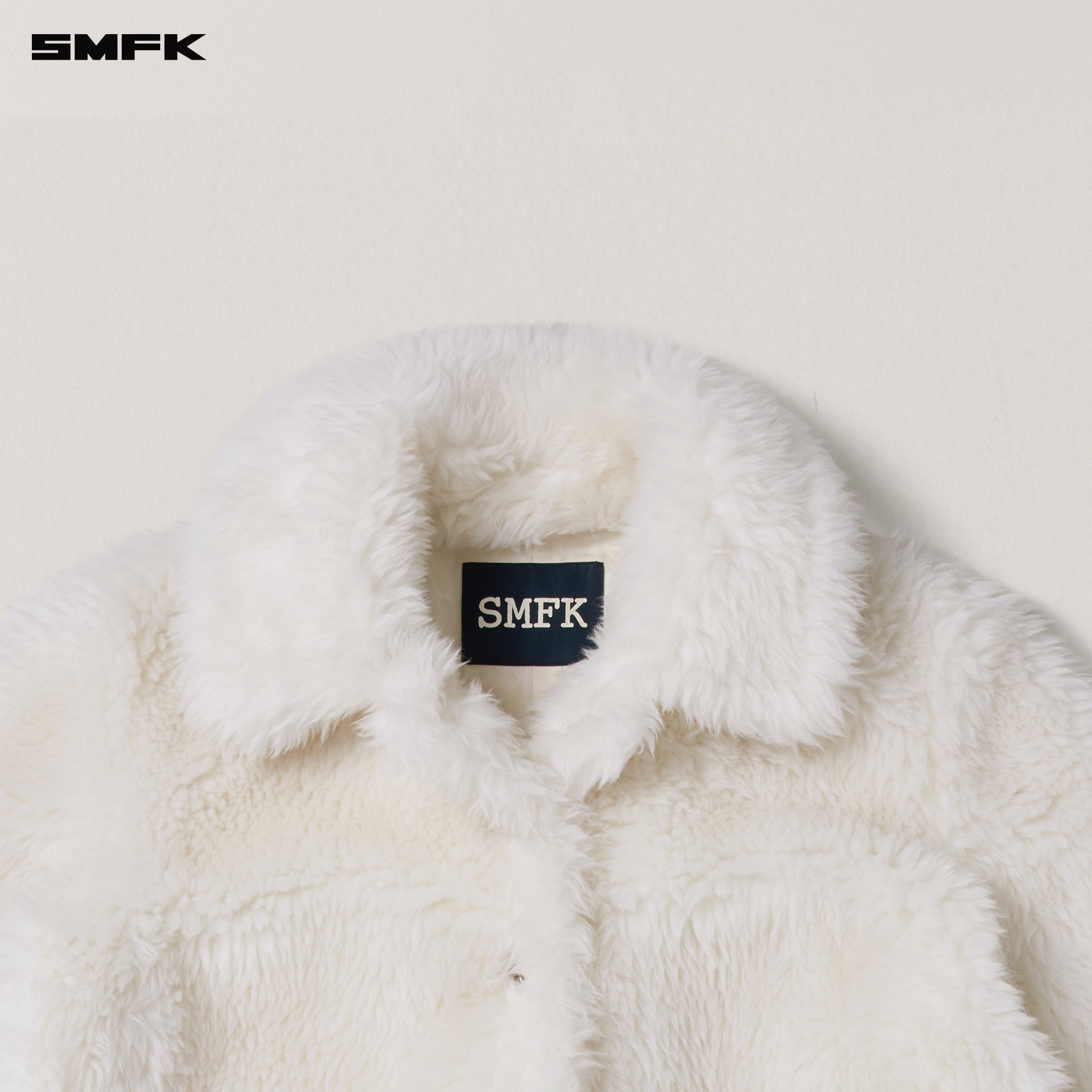COMPASS MODE WASTEDLAND POWER WOOL OVERCOAT WOOL WHITE
