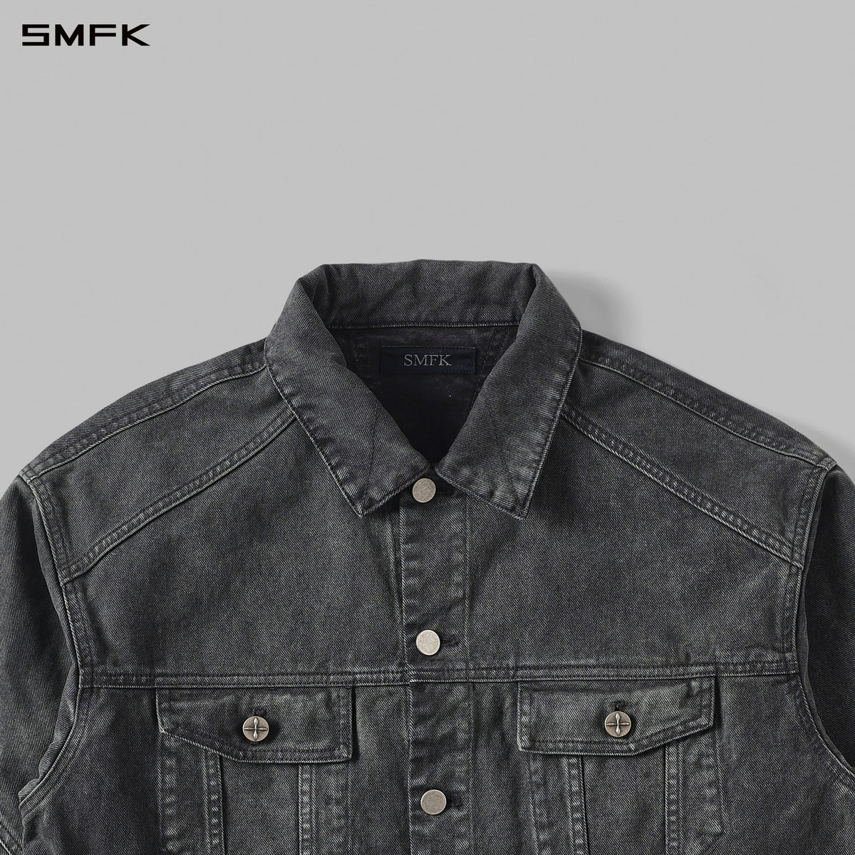 VINTAGE STORM FADE LOOSE DENIM JACKET/FADE DENIM/U FADE ASH