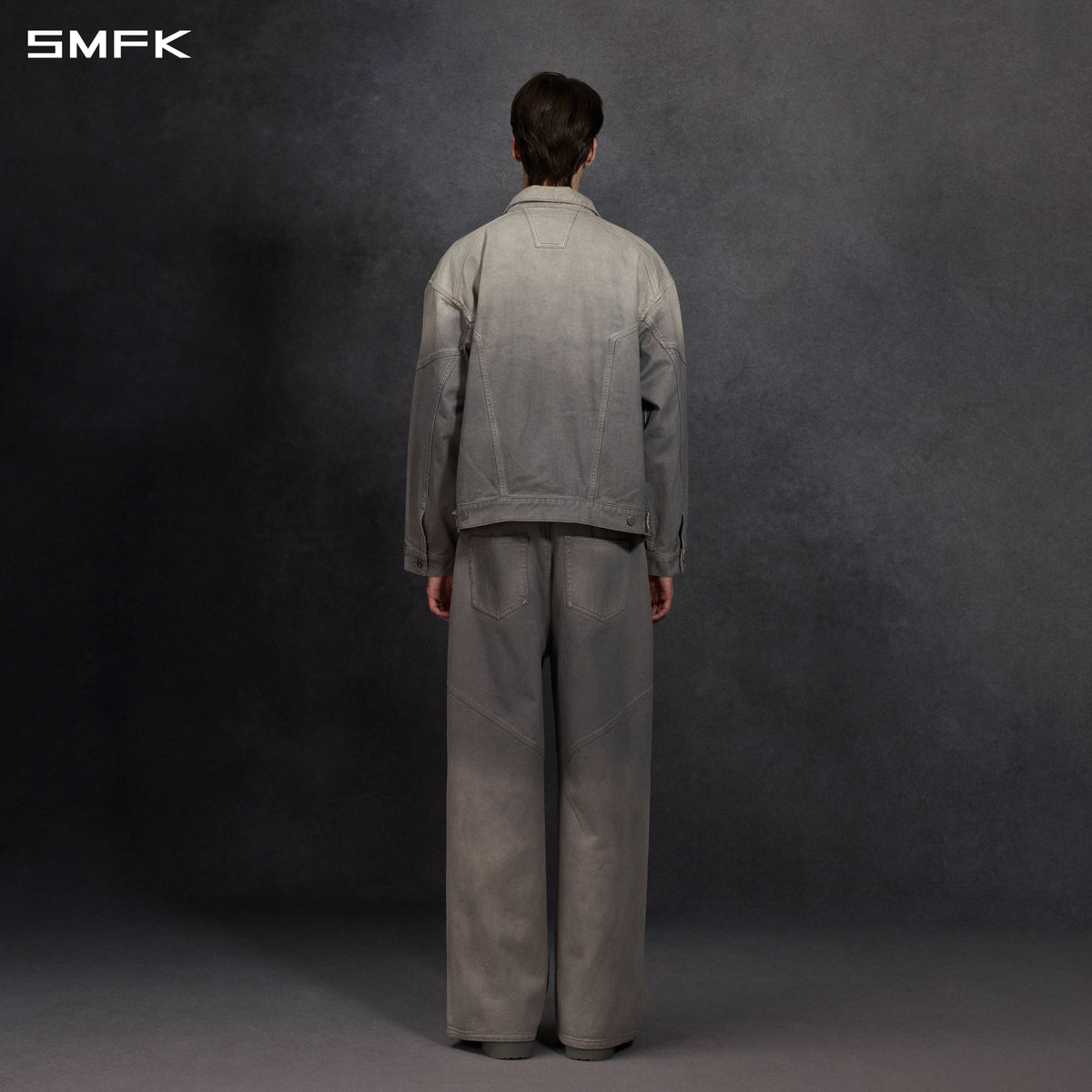 VINTAGE STORM FADE LOOSE DENIM JACKET/FADE DENIM/U FADE CLOUD GREY