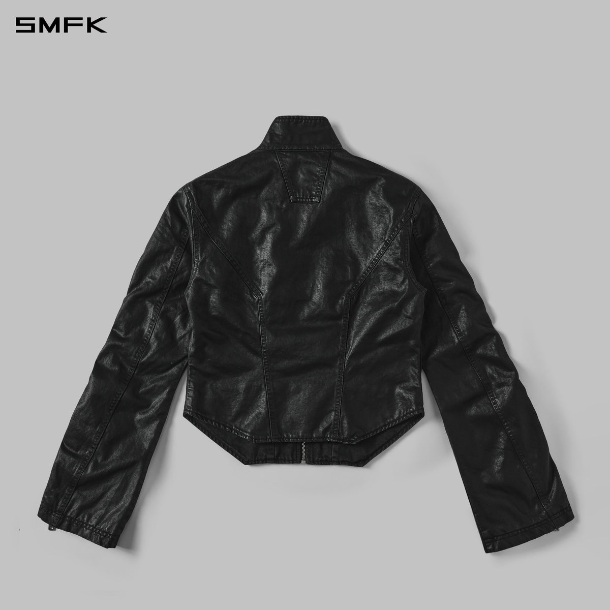 MYTH AEOLUS SYMMETRY CUT WAX CARGO JACKET /WAX COTTON WAX BLACK