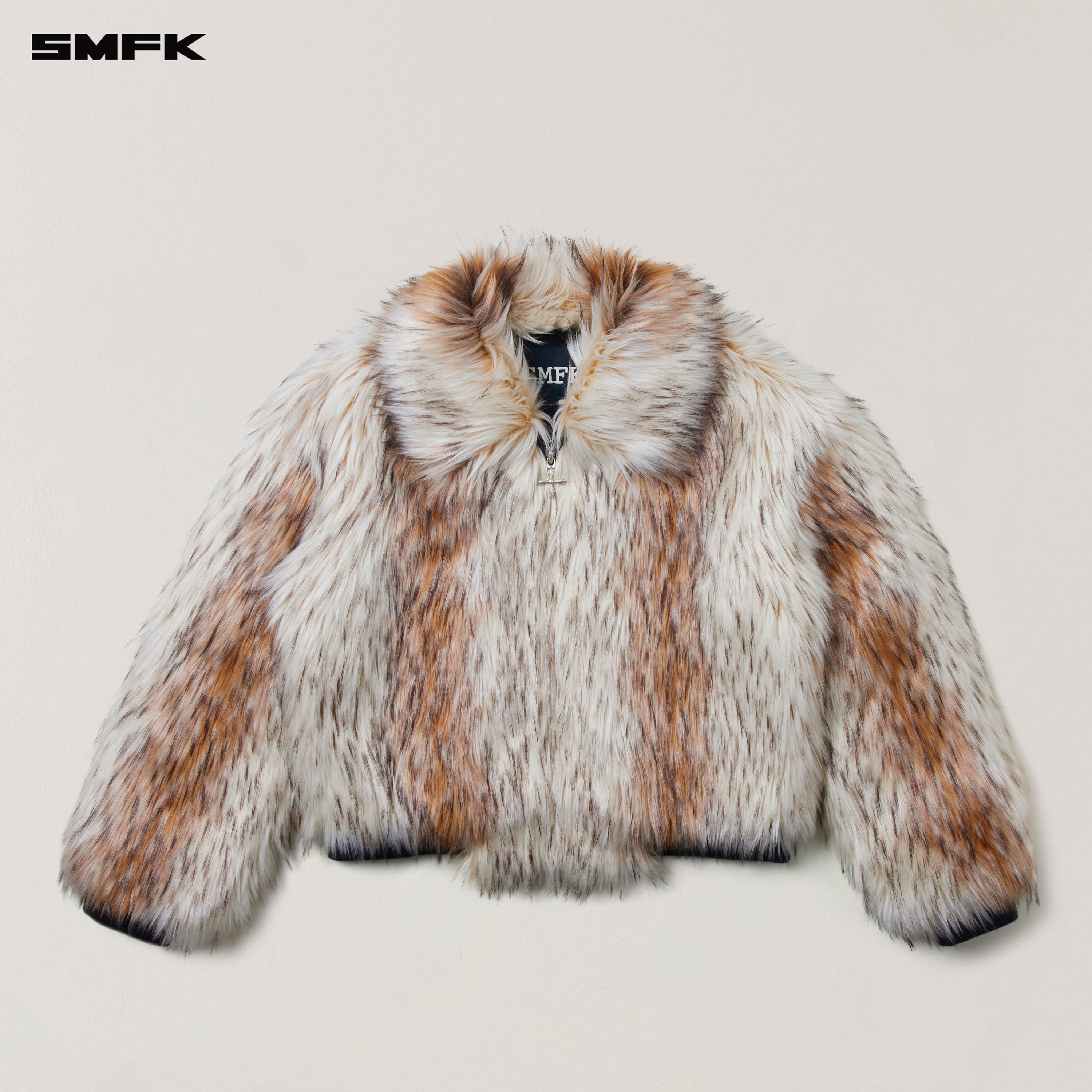 COMPASS MODE WASTELAND ARENA FURRY JACKET ARCTIC WOLF WHITE