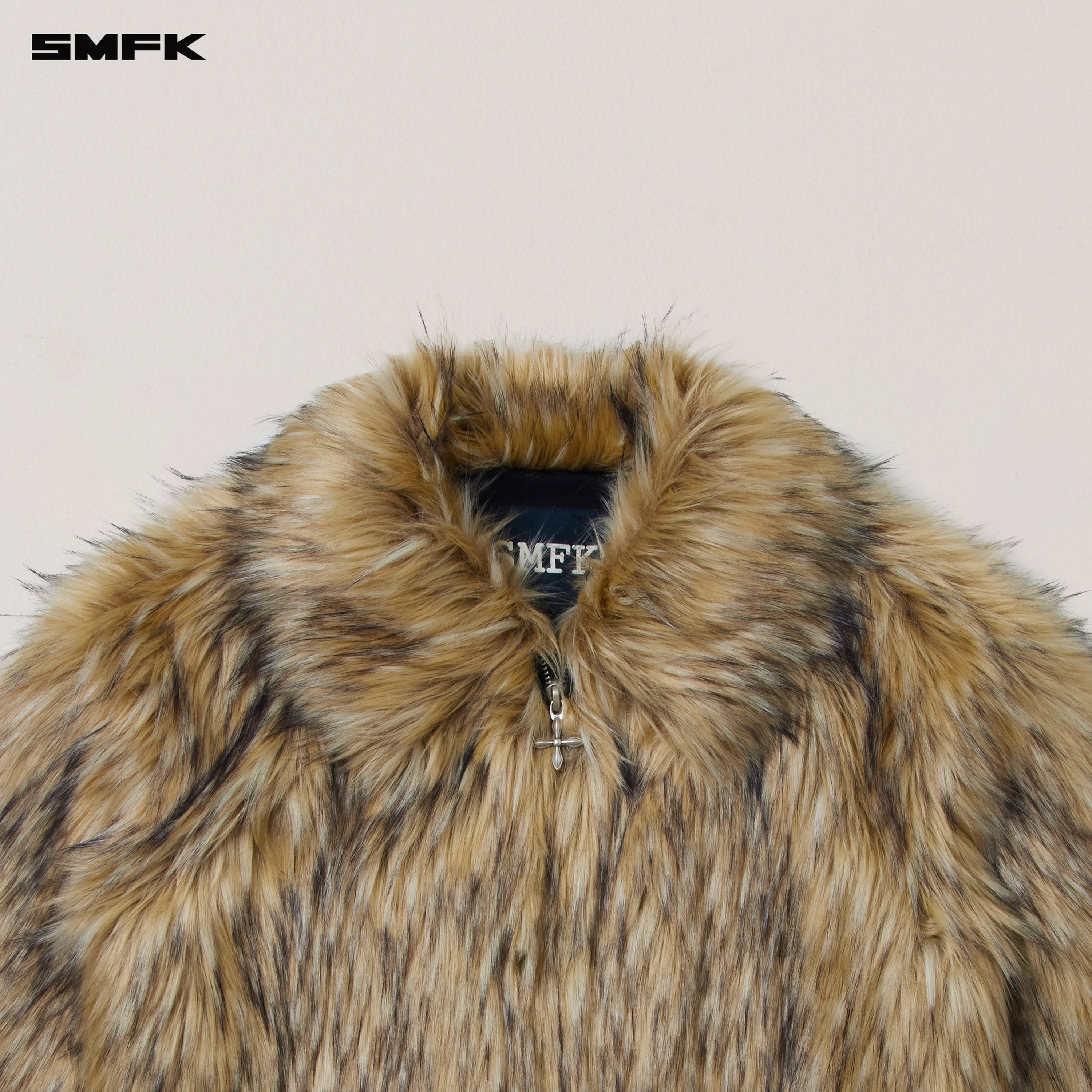 COMPASS MODE WASTELAND ARENA FURRY JACKET WOLF BROWN