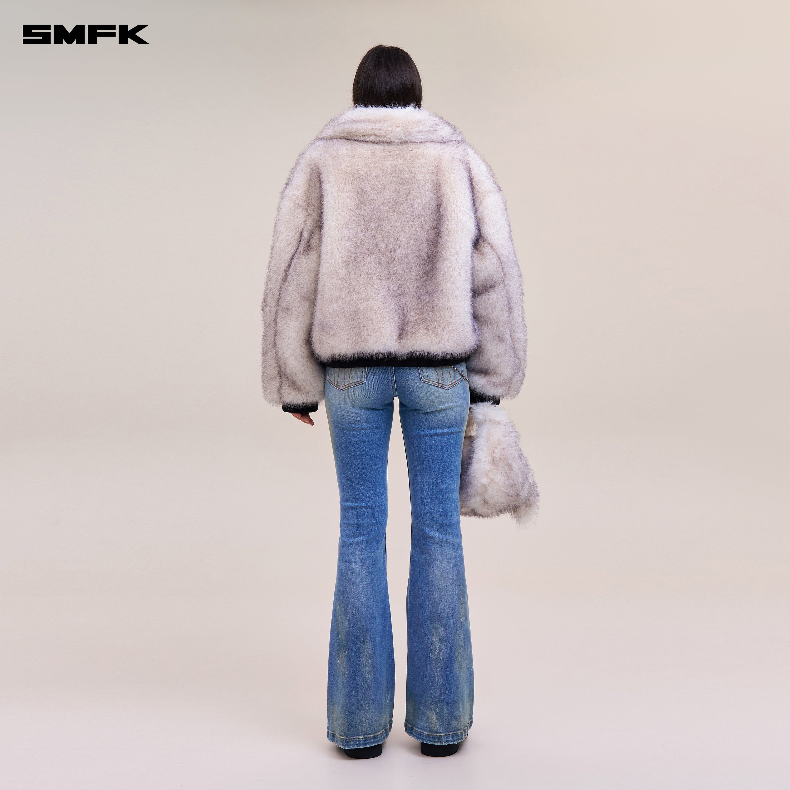 COMPASS MODE WASTELAND ARENA FURRY JACKET ARCTIC FOX WHITE