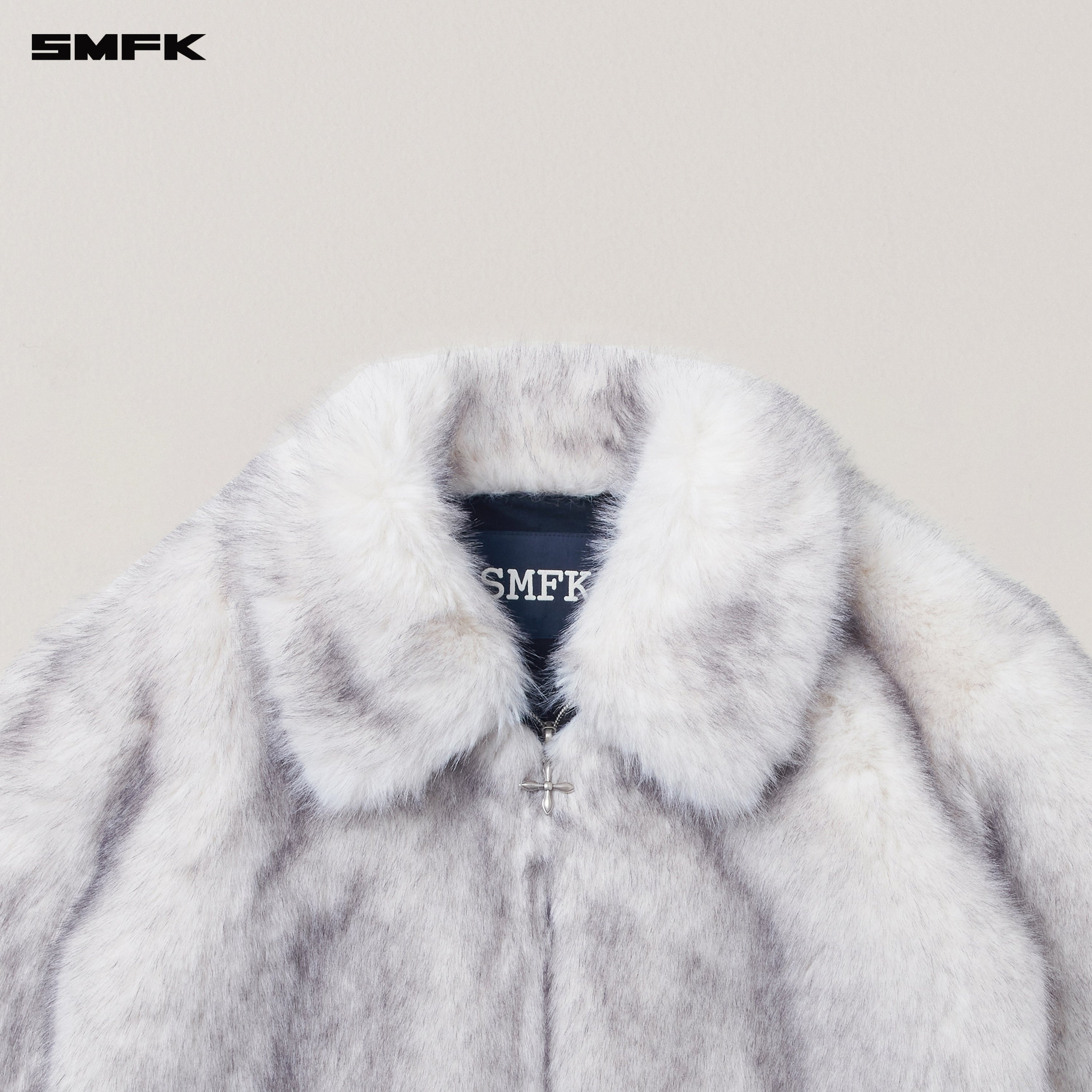 COMPASS MODE WASTELAND ARENA FURRY JACKET ARCTIC FOX WHITE