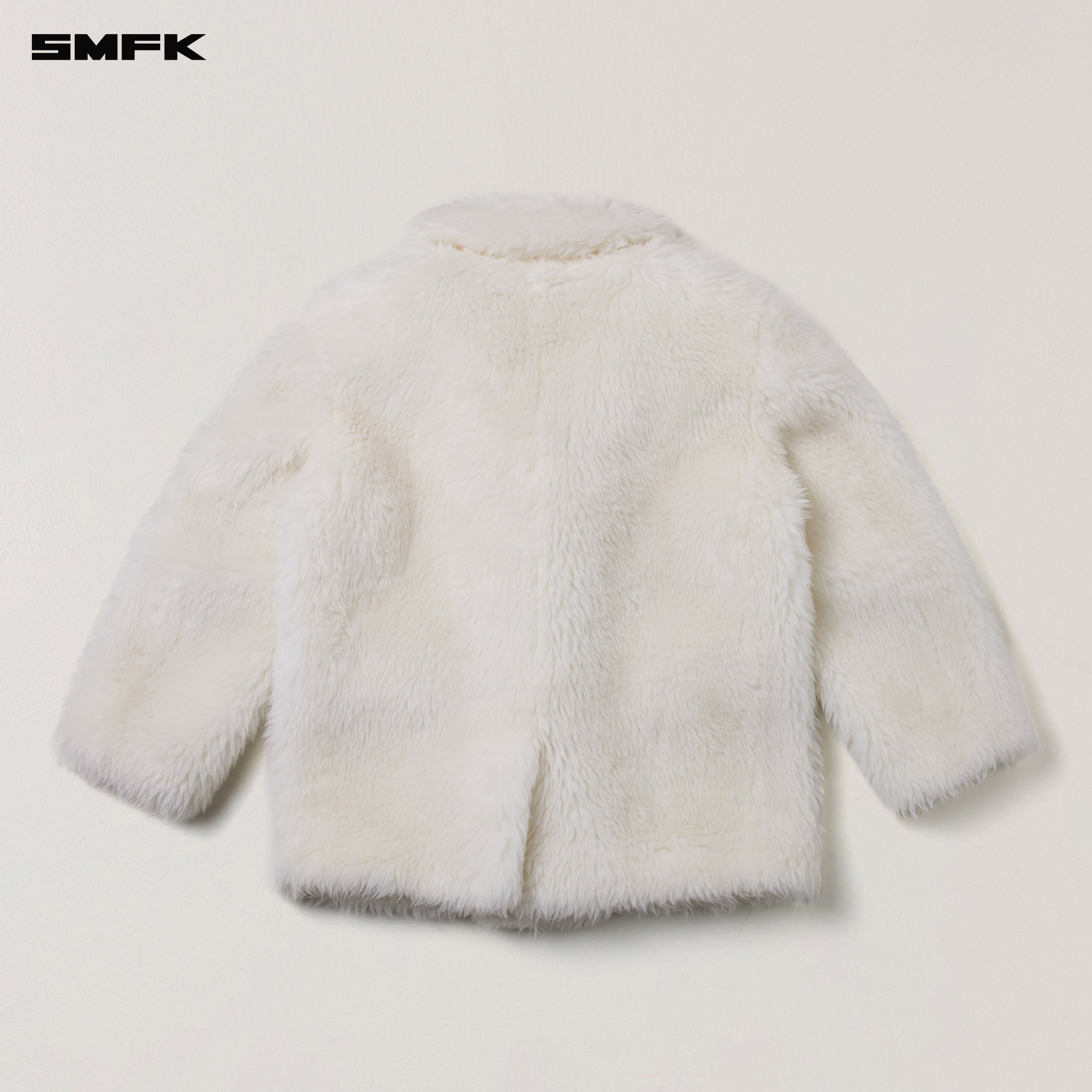 COMPASS MODE RAW WOOL LOOSE SUIT WOOL WHITE