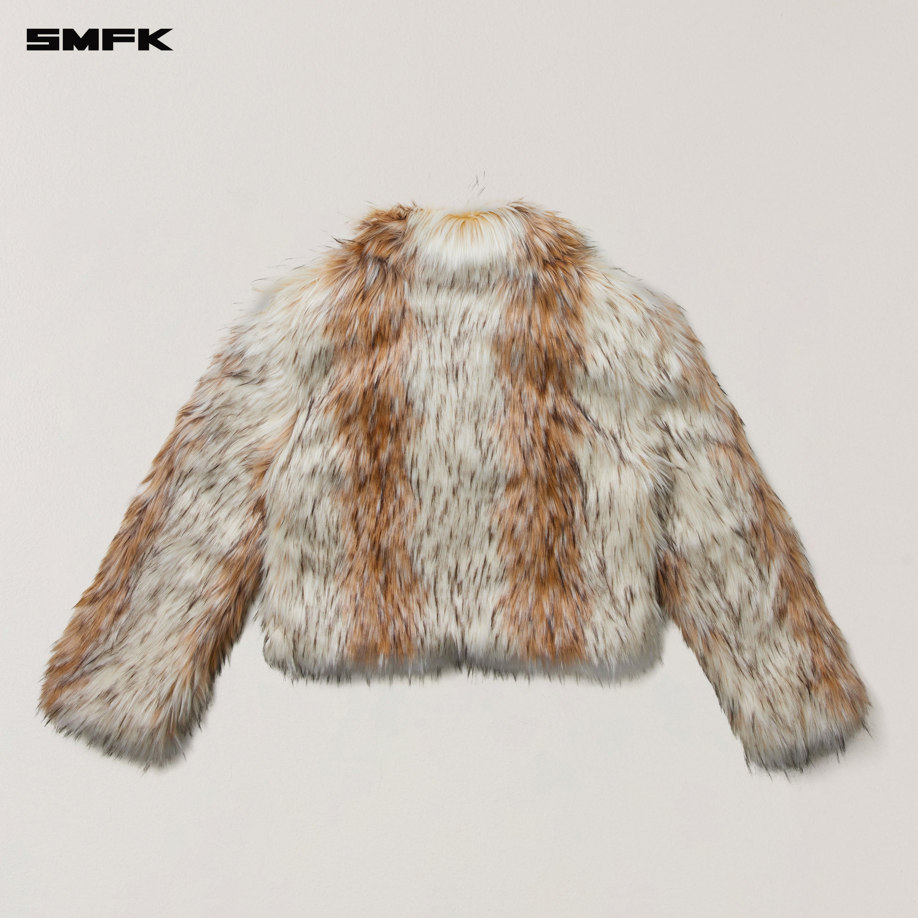 COMPASS MODE WASTELAND FURRY HUNTING COAT/SHORT ARCTIC WOLF WHITE