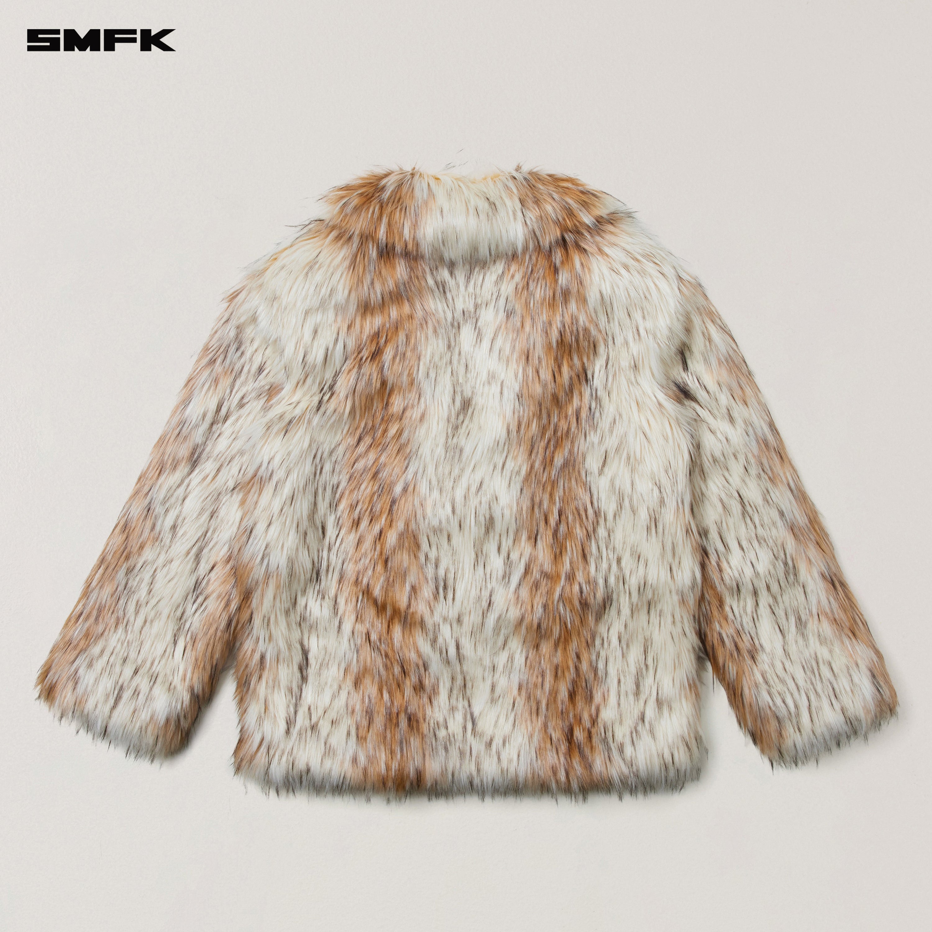 COMPASS MODE WASTELAND FURRY HUNTING COAT ARCTIC WOLF WHITE