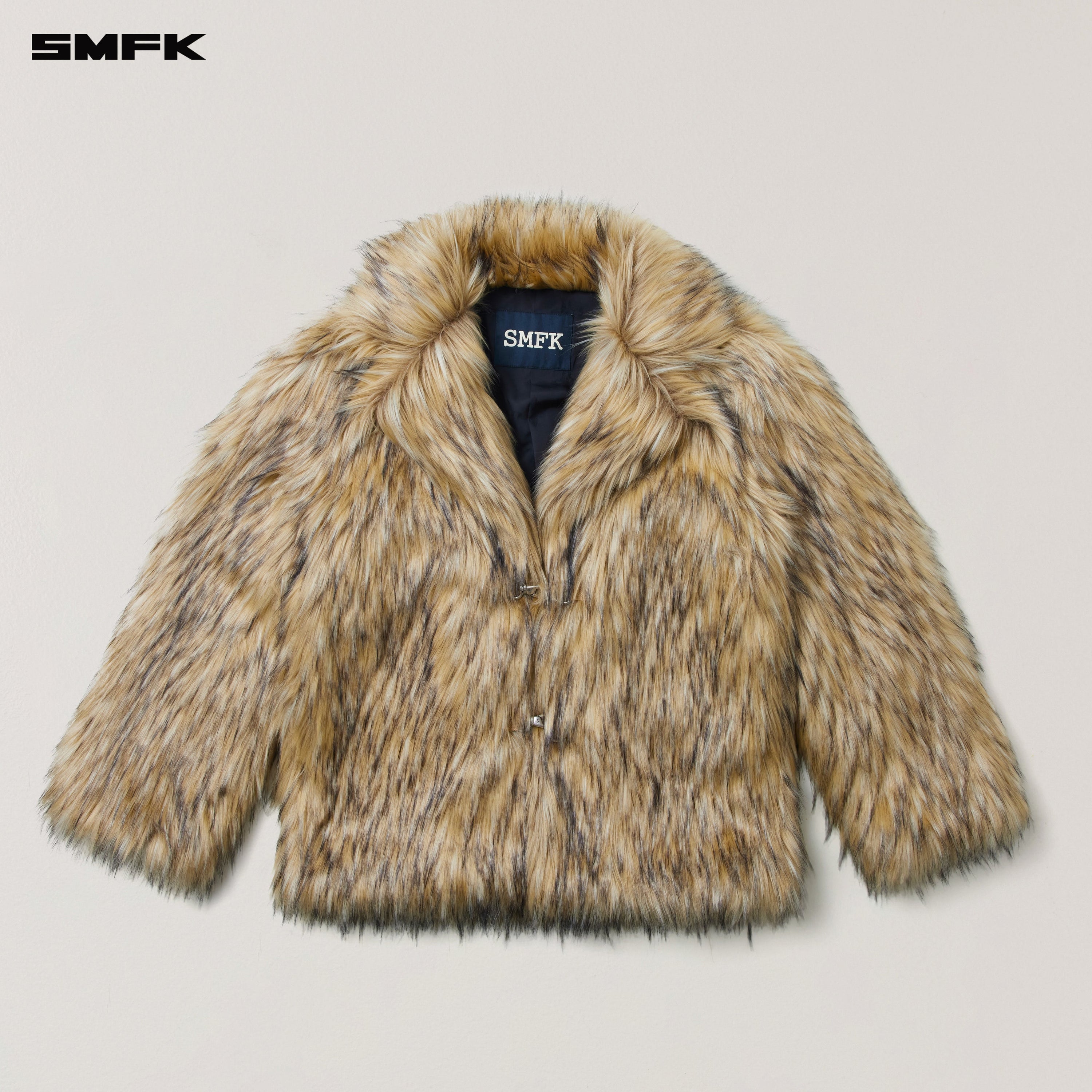 COMPASS MODE WASTELAND FURRY HUNTING COAT WOLF BROWN