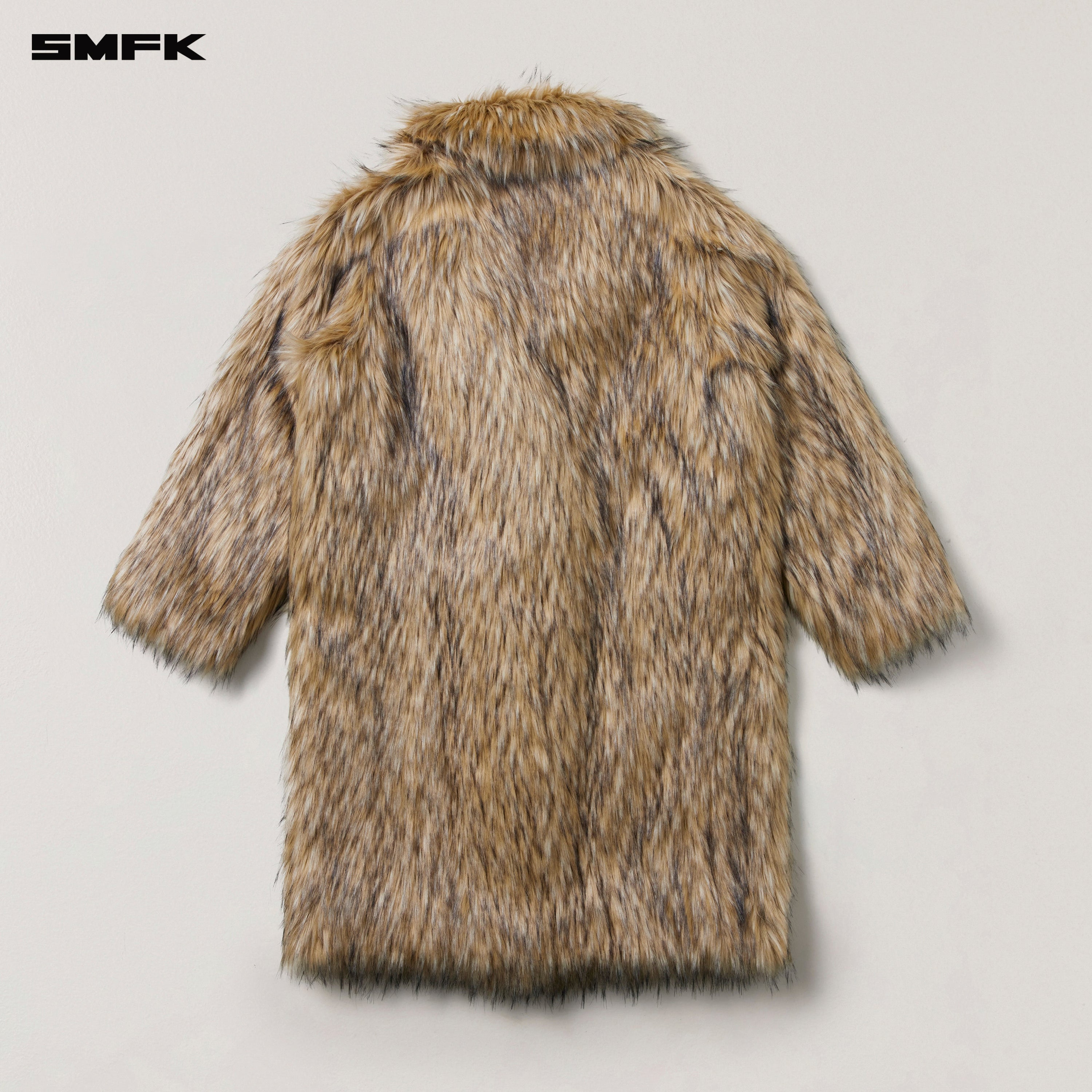 COMPASS MODE WASTELAND FURRY HUNTING OVERCOAT WOLF BROWN