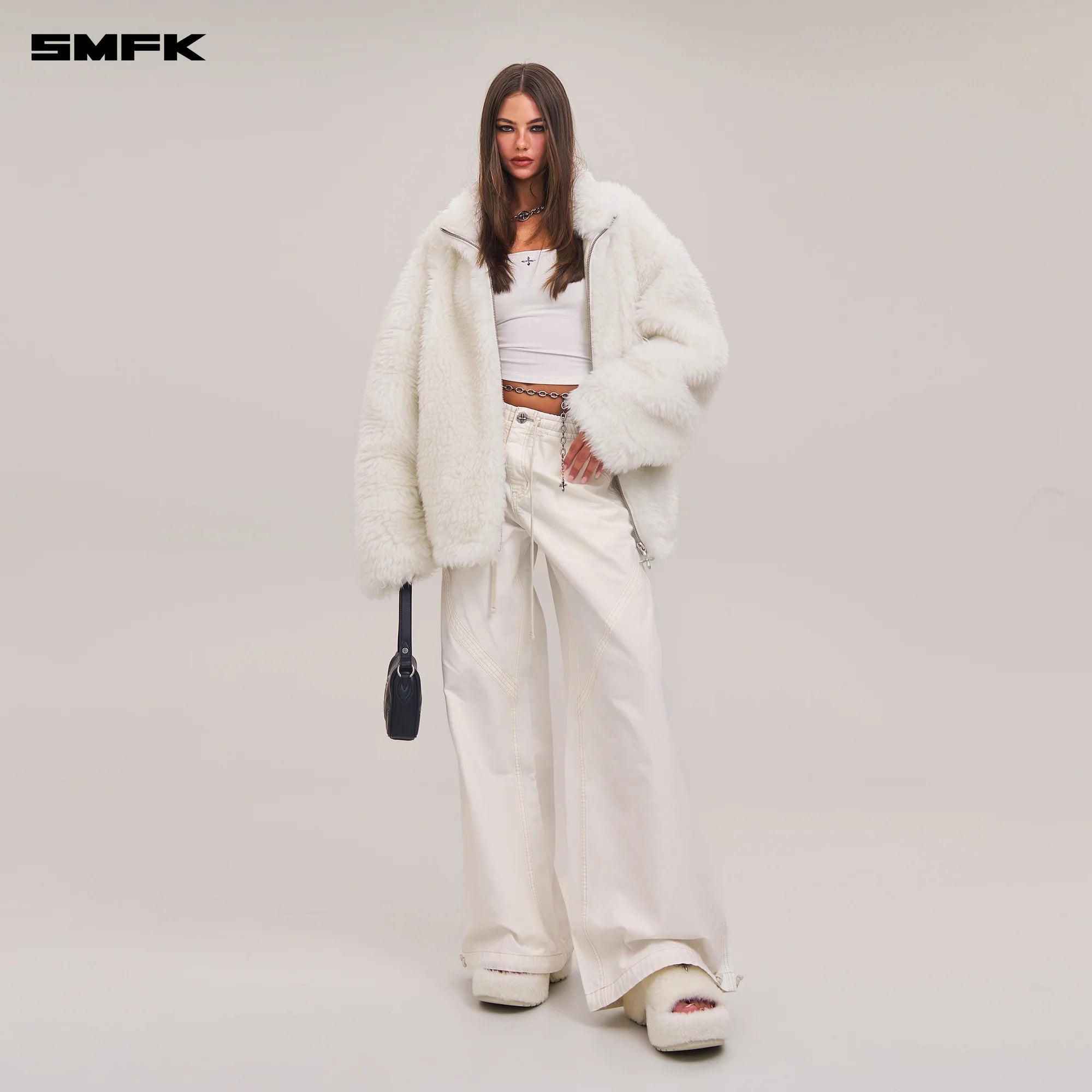 COMPASS MODE RAW WOOL SPORTS JACKET WOOL WHITE