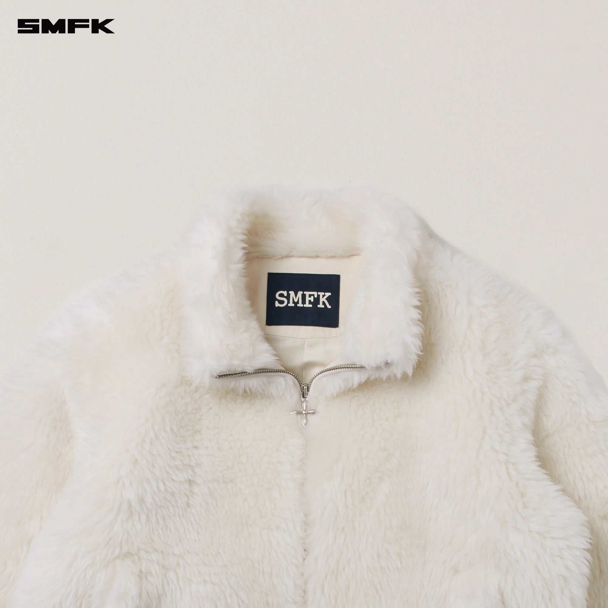 COMPASS MODE RAW WOOL SPORTS JACKET WOOL WHITE