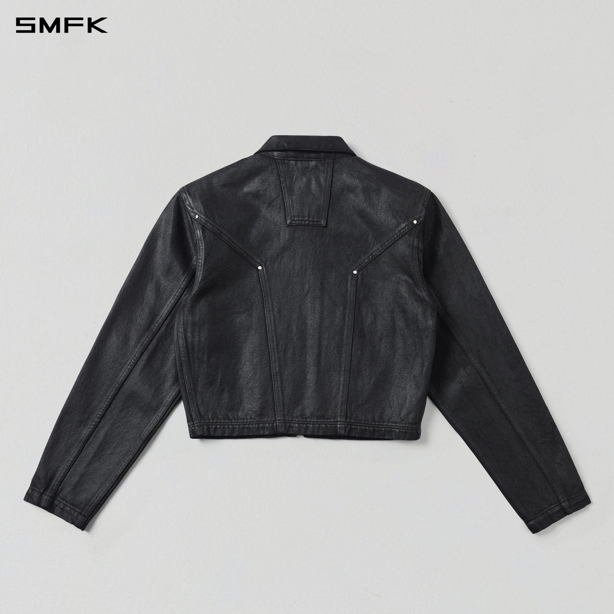 PERMANENT MODE SAMPLE DENIM JACKET/DENIM COTTON/W INK BLACK