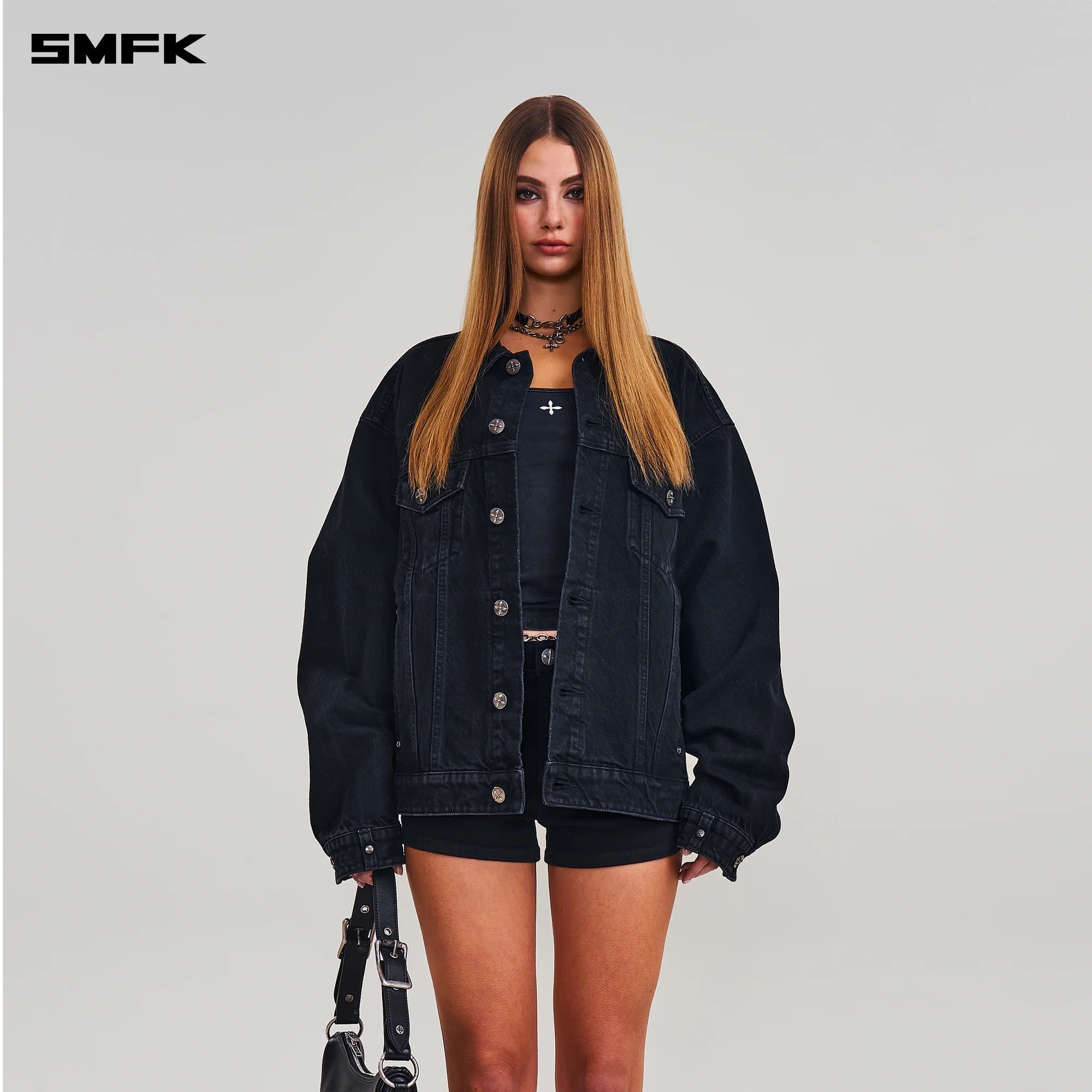 COMPASS MODE DENIM JACKET WILD BLACK