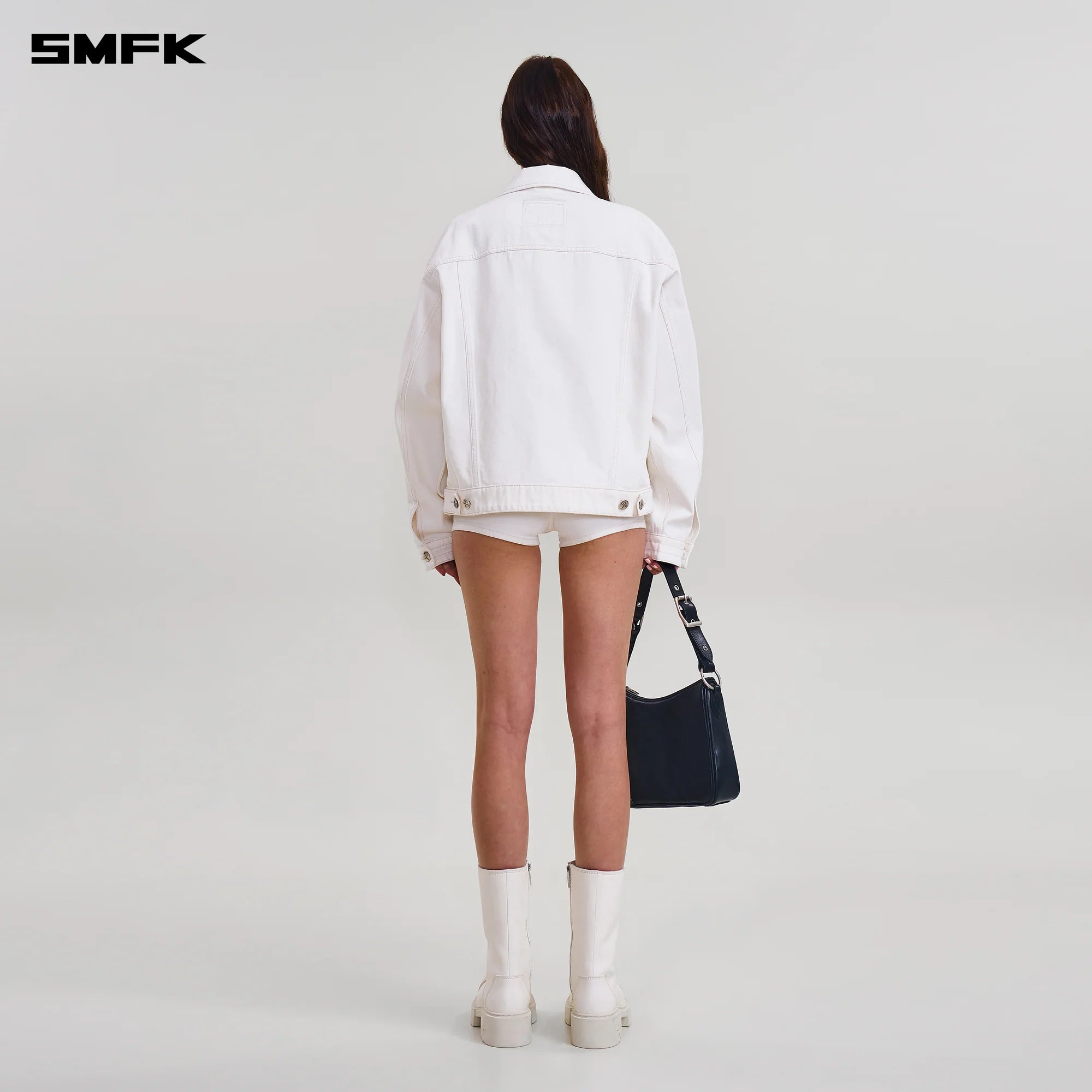 COMPASS MODE DENIM JACKET SNOW MOUNTAIN WHITE