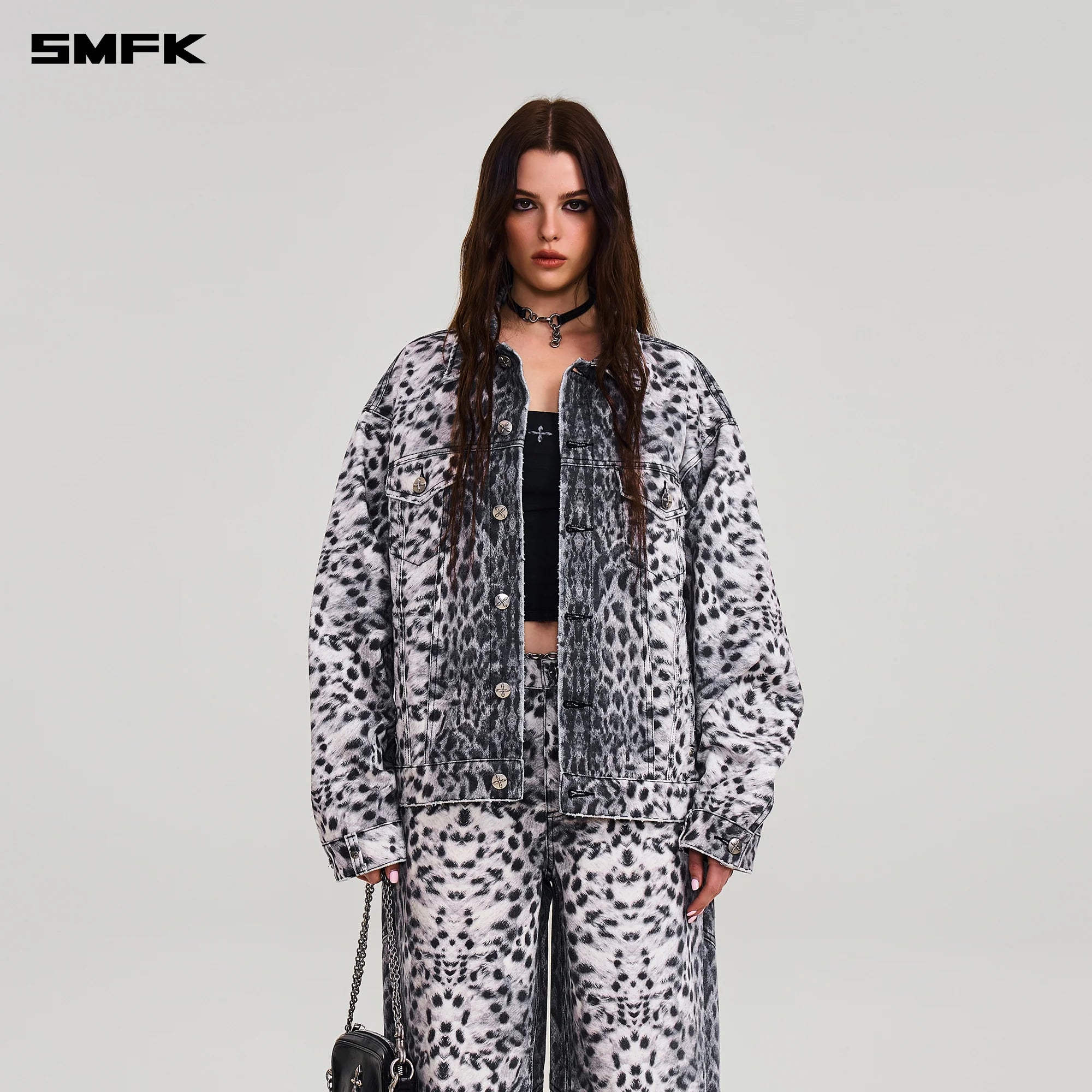 COMPASS MODE CAMO DENIM JACKET MIRAGE LEOPARD