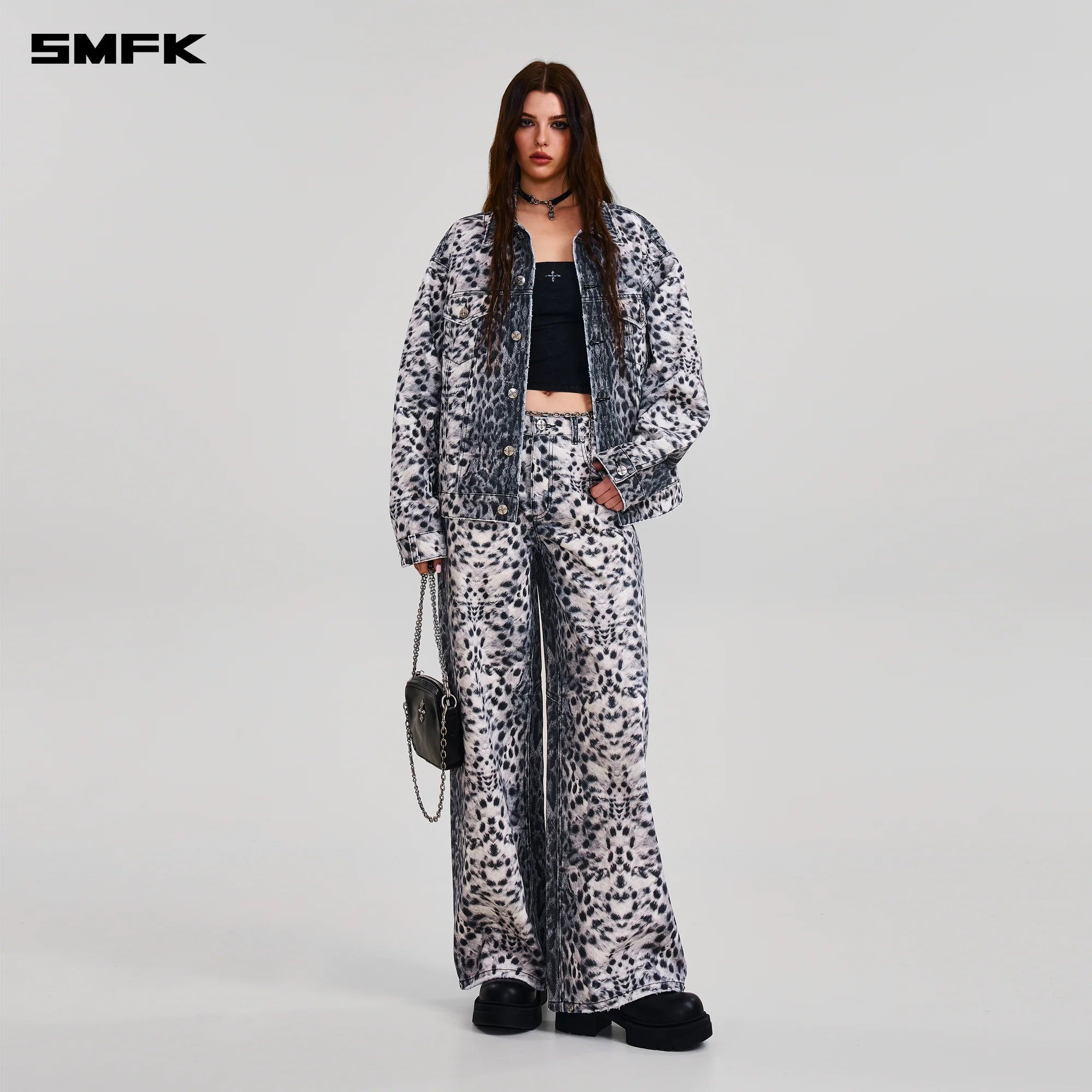 COMPASS MODE CAMO DENIM JACKET MIRAGE LEOPARD