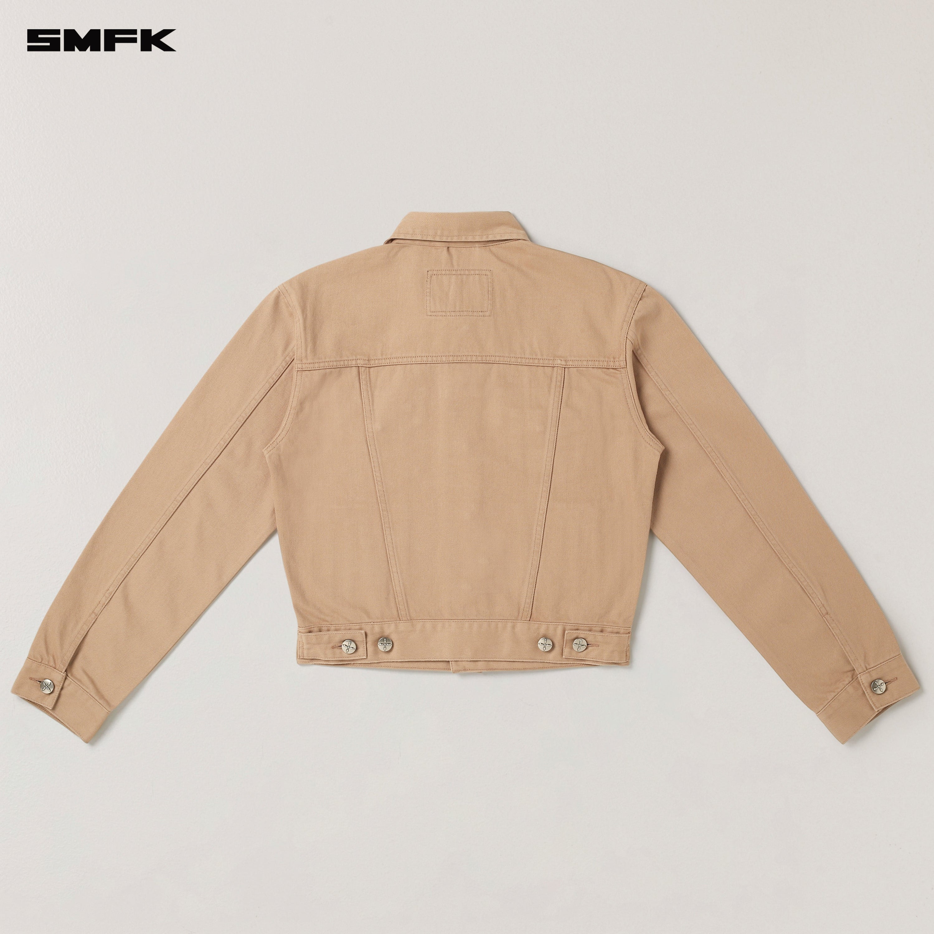COMPASS PERMANENT SLIM DENIM JACKET SAND
