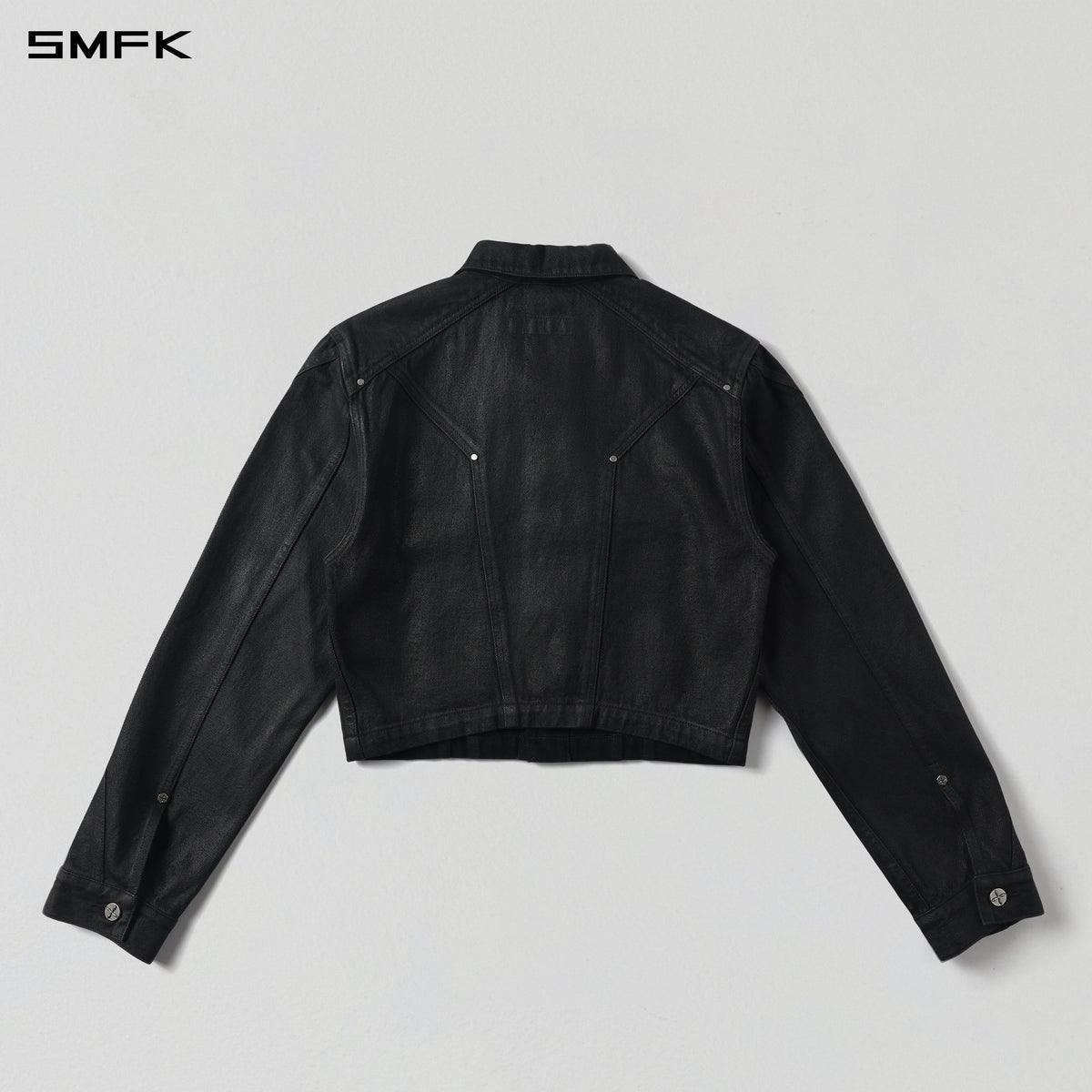 MIRAGE SHORT DENIM JACKET/COTTON INK BLACK