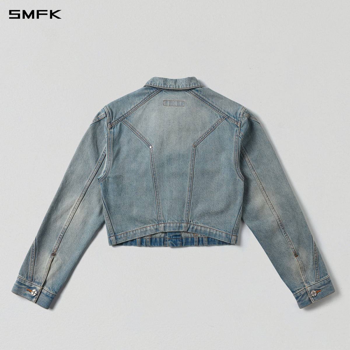 MIRAGE SHORT DENIM JACKET/COTTON SKY BLUE