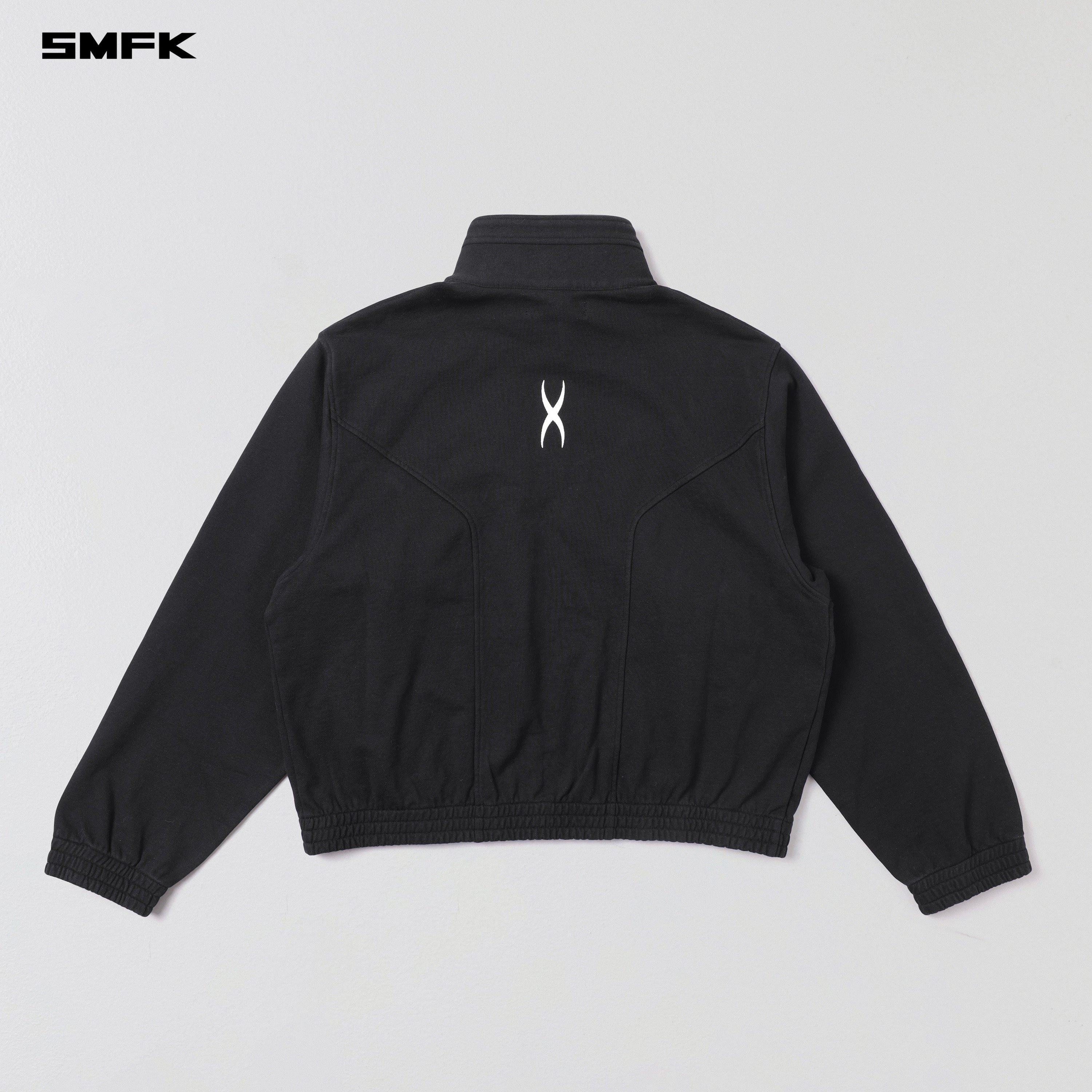 MYTH PSYCHIC LOOSE JACKET/COTTON WOOL WILD BLACK