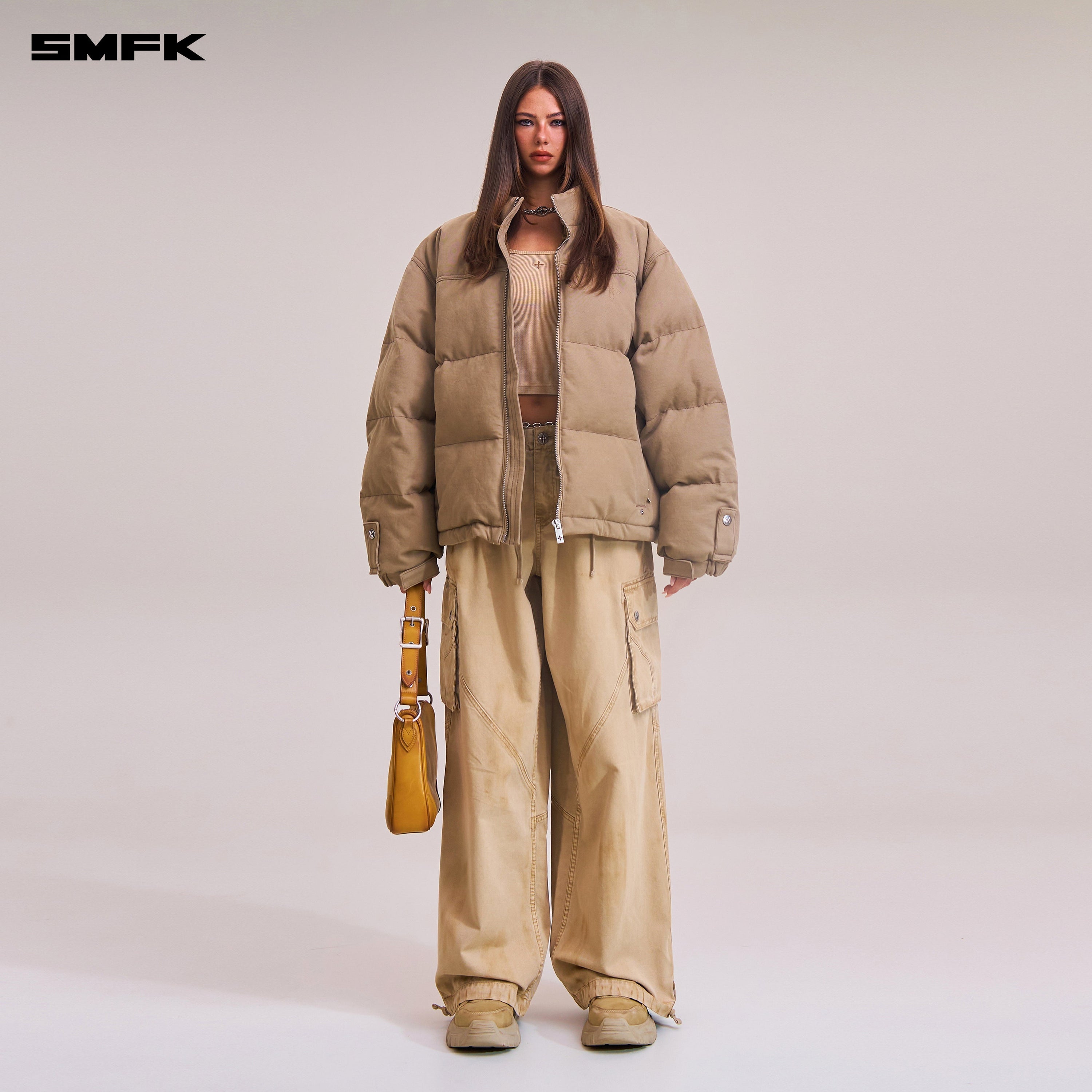 COMPASS MODE WASTELAND  HUNTING WADDED JACKET SAND