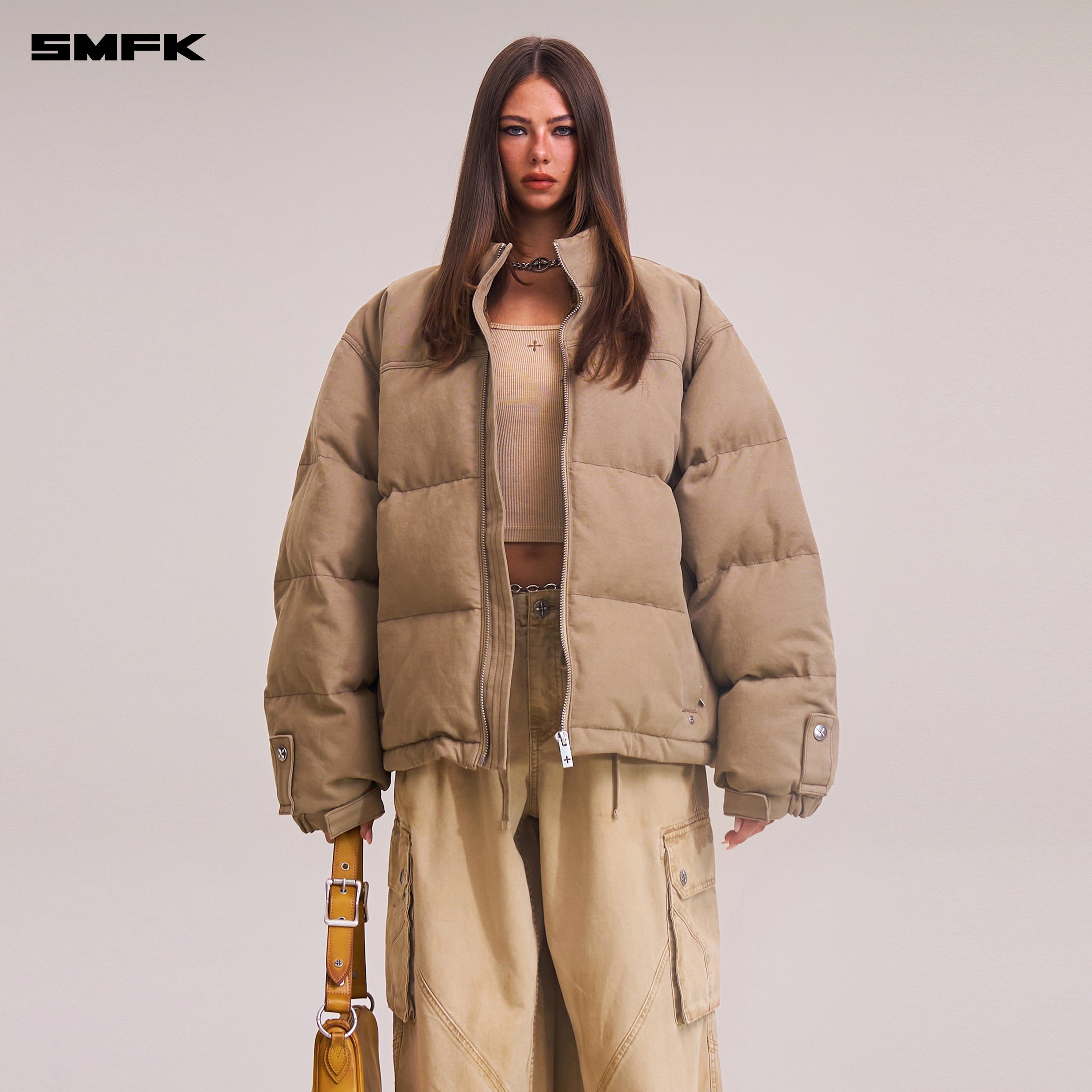 COMPASS MODE WASTELAND  HUNTING WADDED JACKET SAND