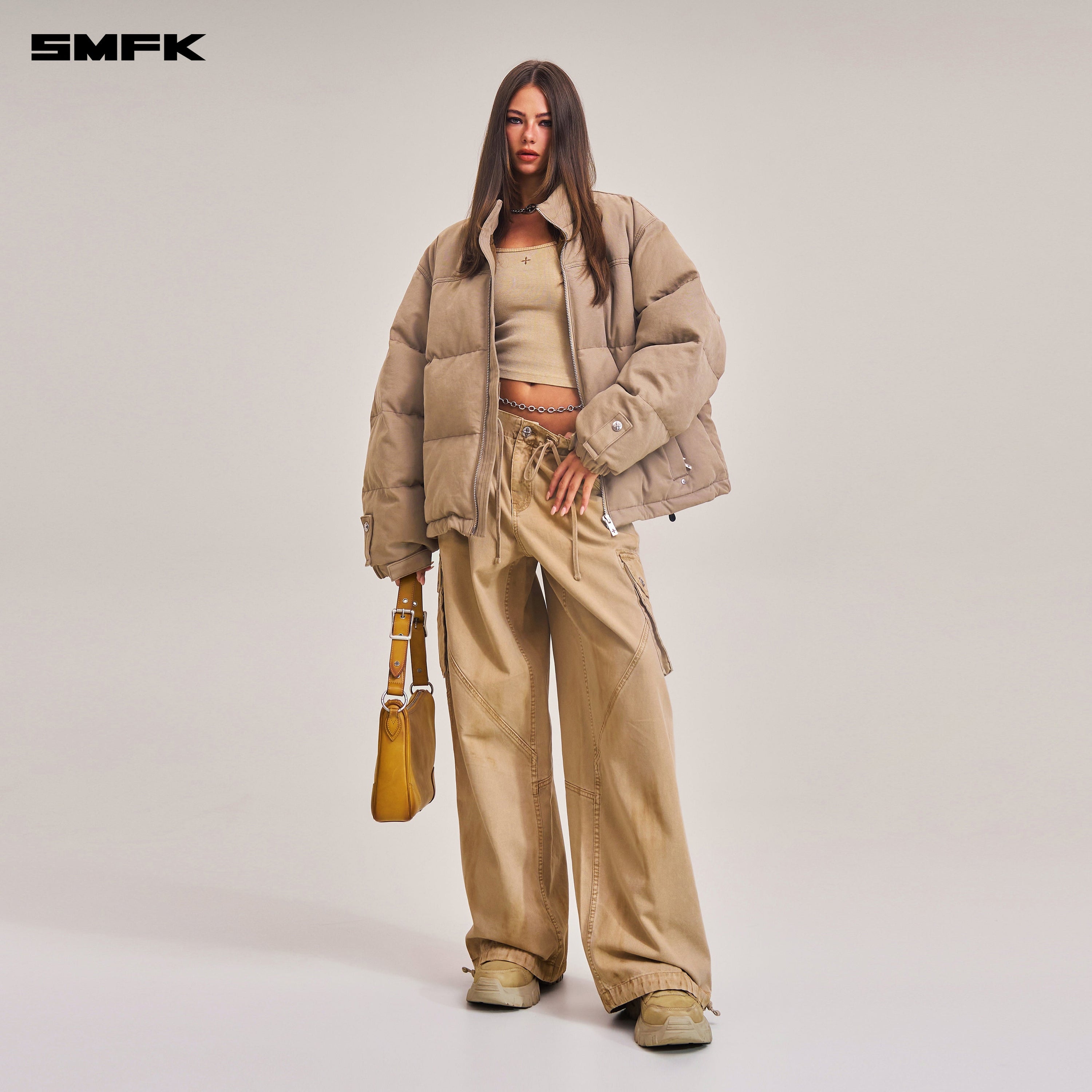 COMPASS MODE WASTELAND  HUNTING WADDED JACKET SAND